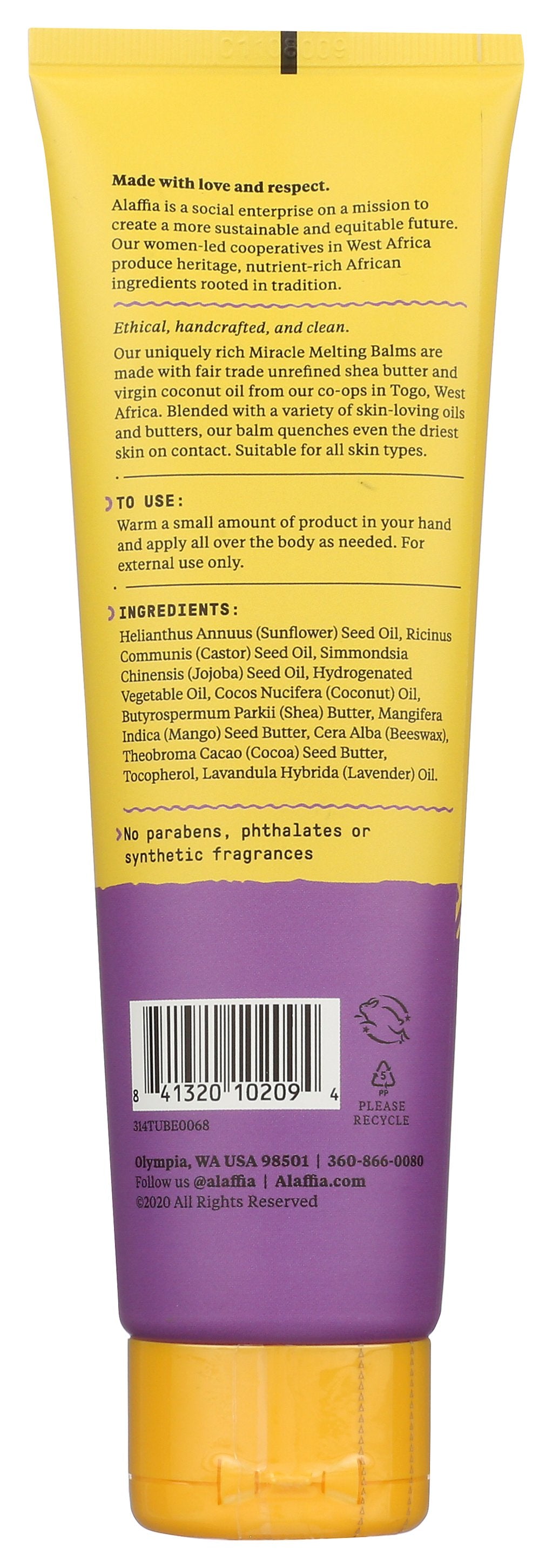 ALAFFIA BALM MELTING WLD LAVENDR - Case of 4