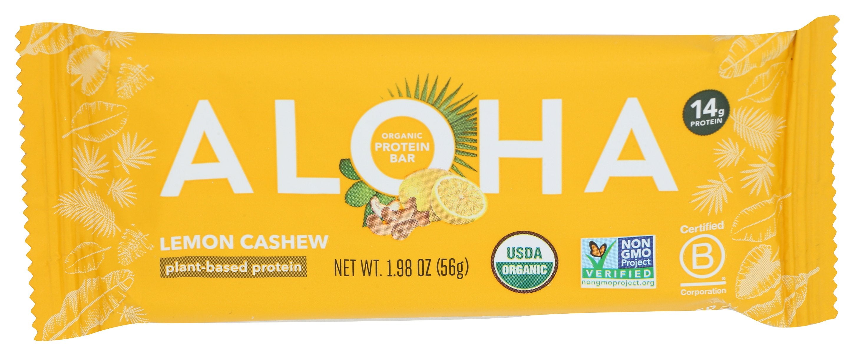 ALOHA BAR LEMON CASHEW - Case of 12