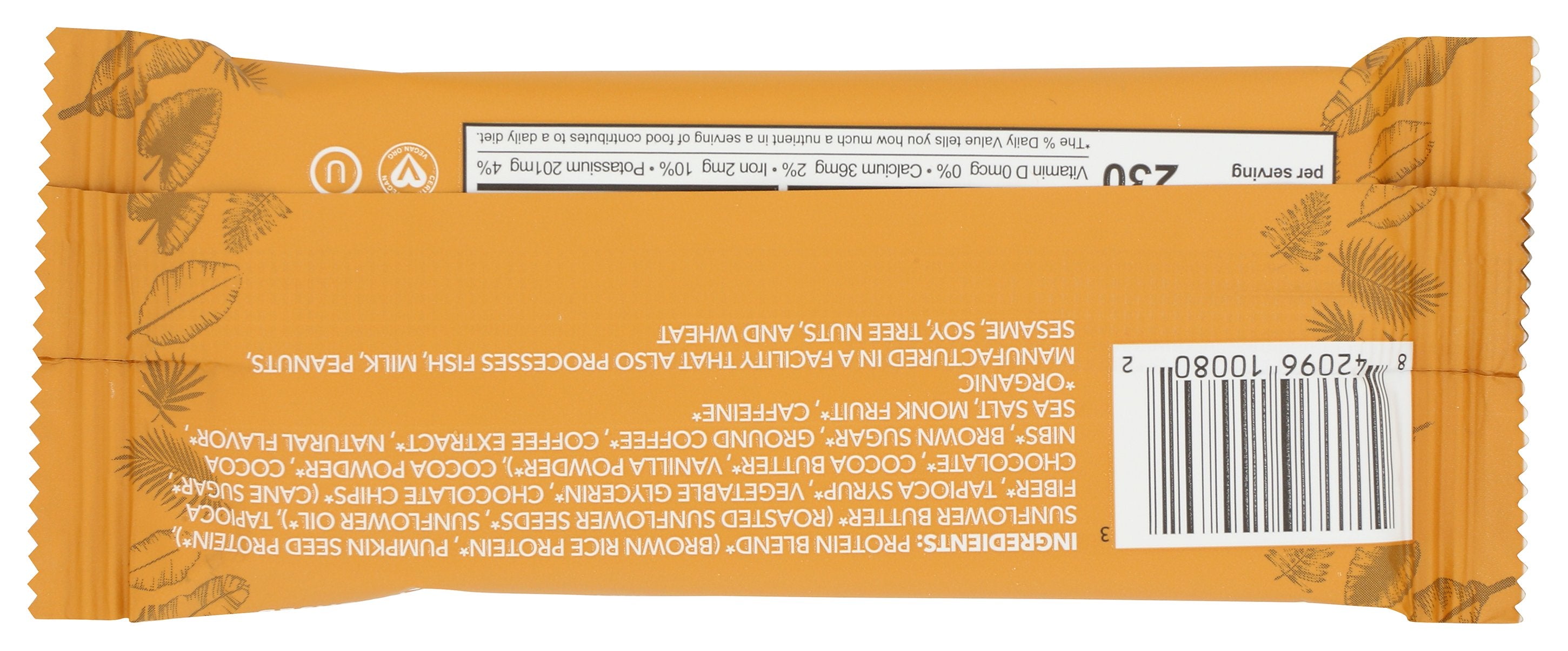 ALOHA BAR PROTEIN CHOC ESPRESSO - Case of 12