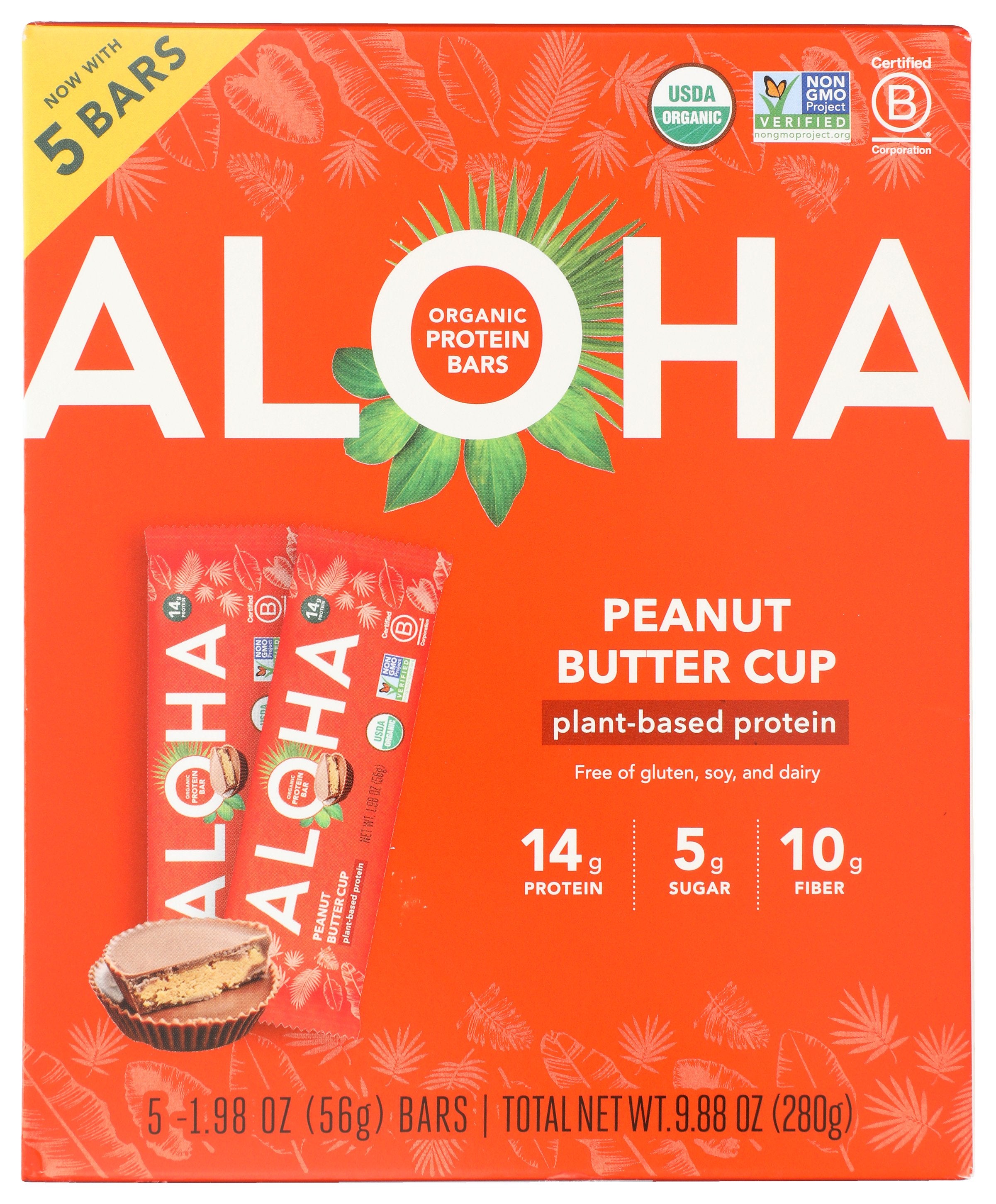ALOHA BAR PEANUT BUTTER CUP - Case of 6