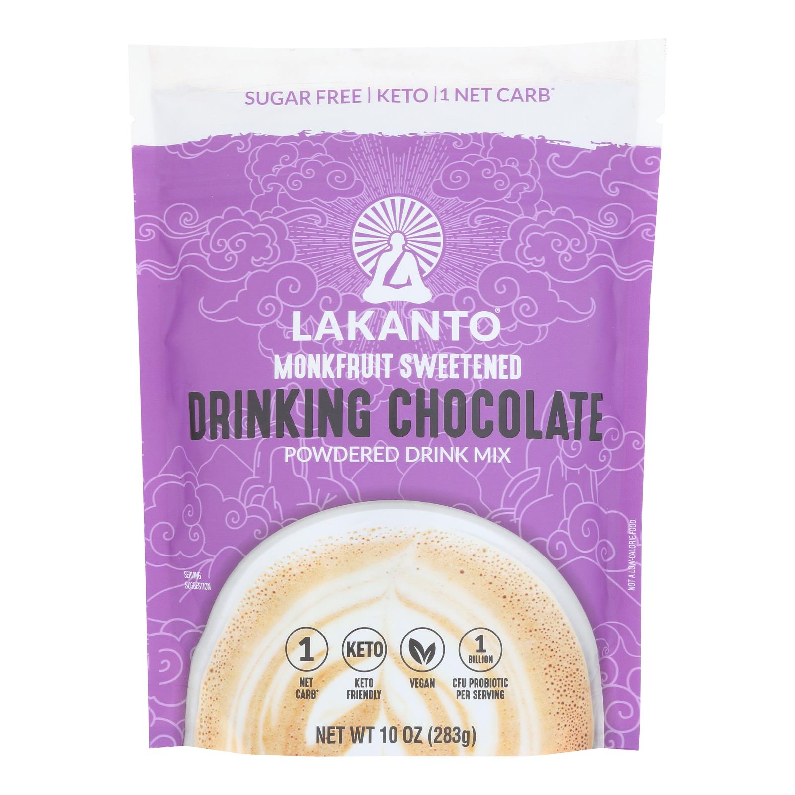 Lakanto Drinking Chocolate - Case Of 8 - 10 Oz