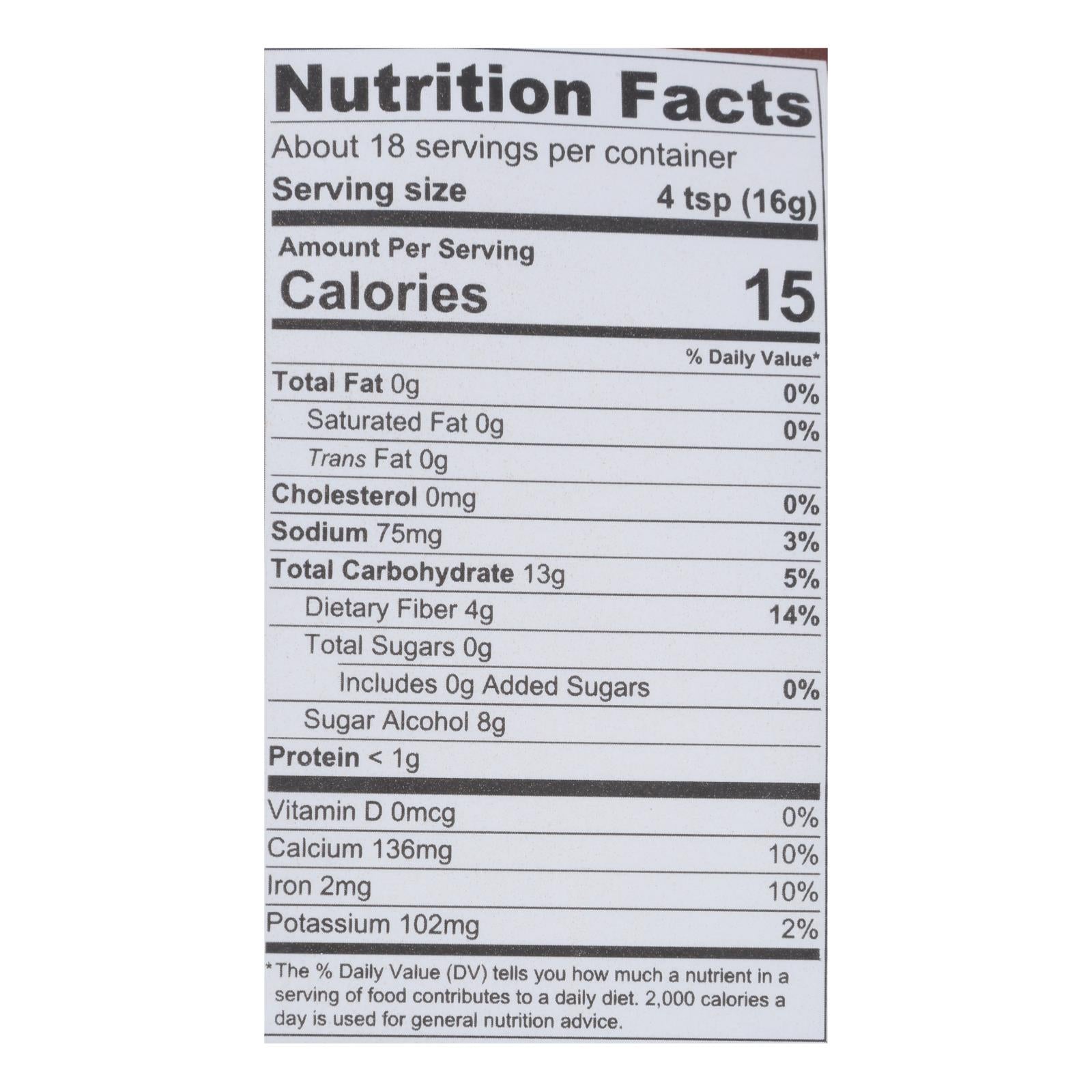 Lakanto Drinking Chocolate - Case Of 8 - 10 Oz