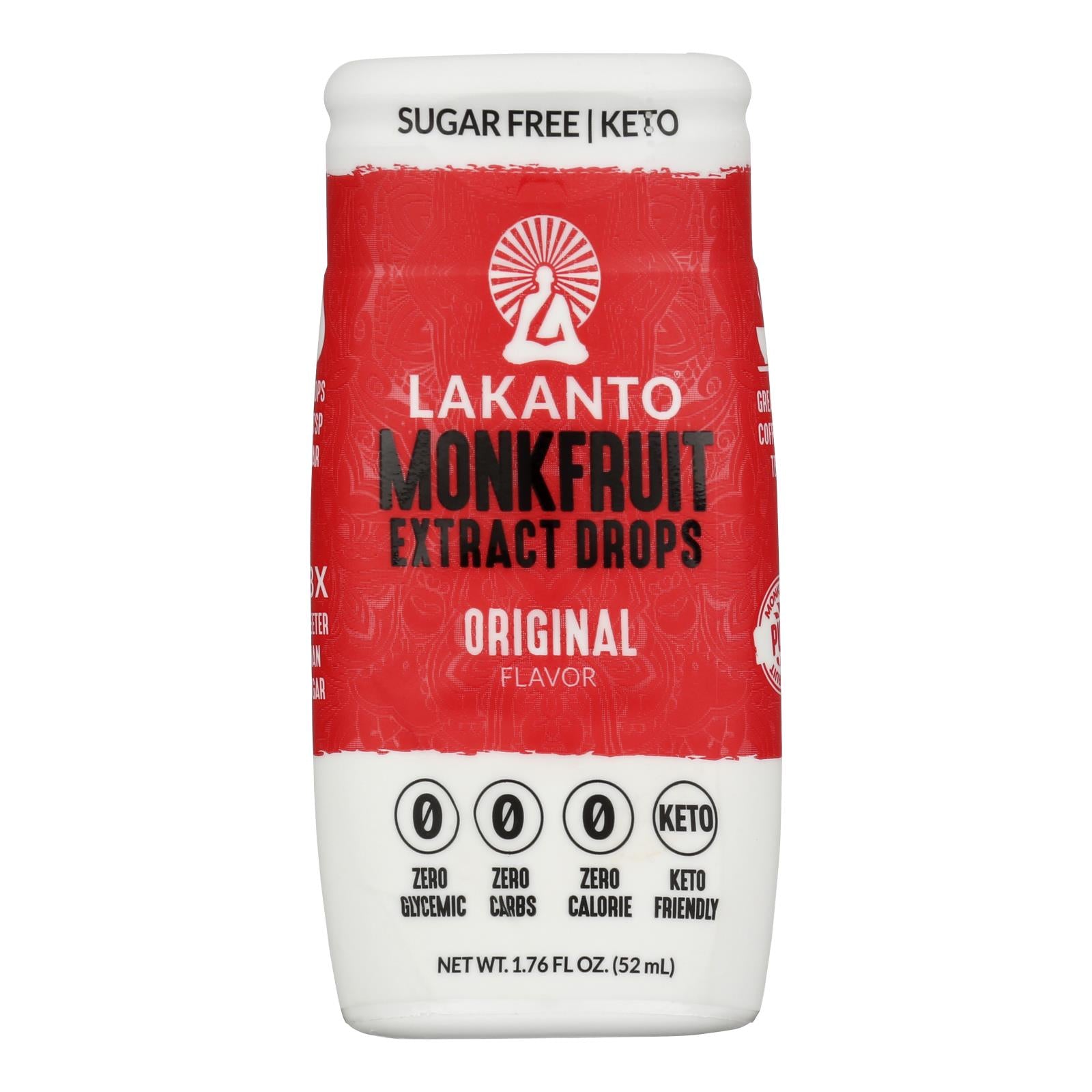 Lakanto - Lq Swtnr Mnkfruit Original Sugar Free - Case Of 6-1.76 Fz