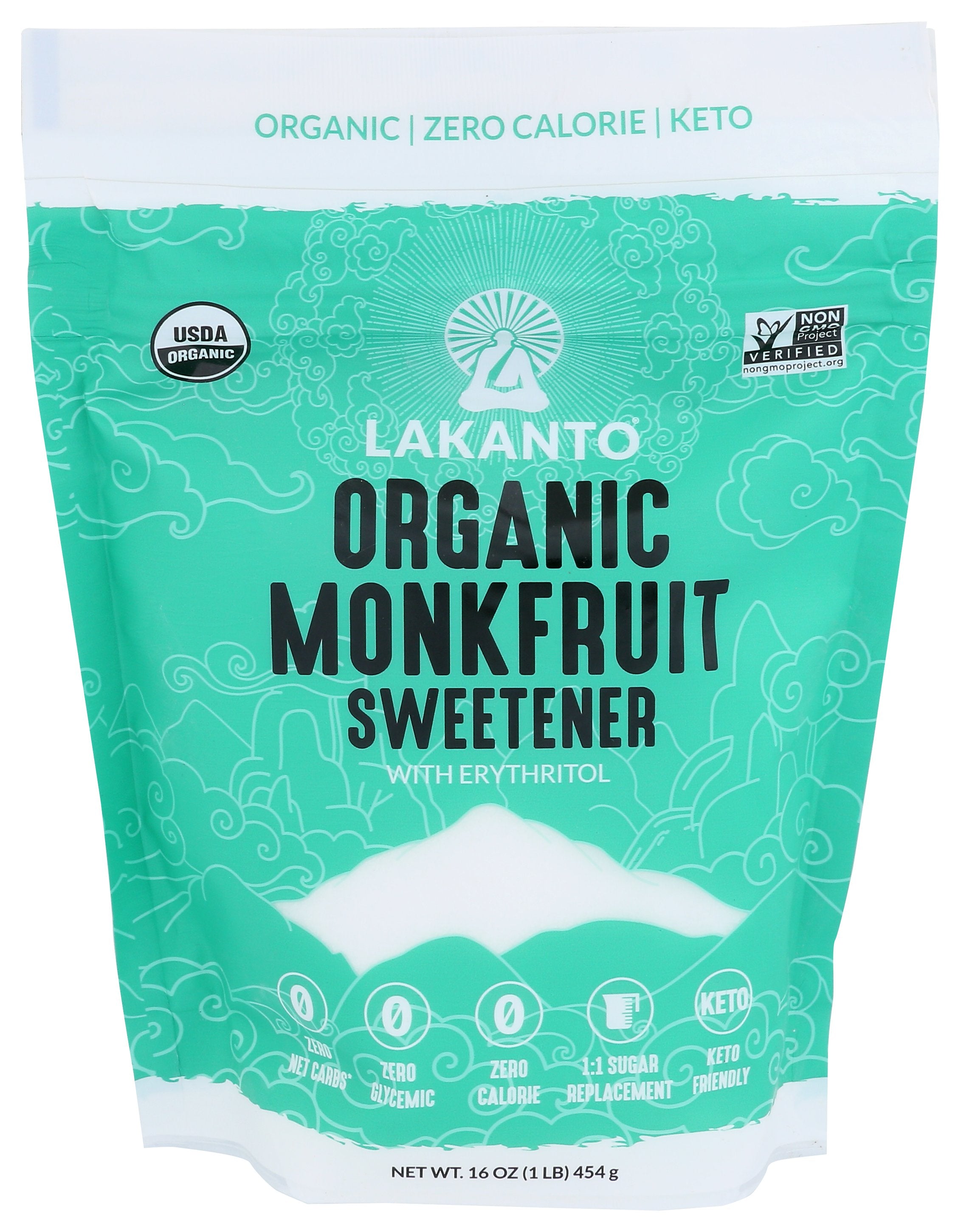 LAKANTO SWEETENER MONK FRUIT - Case of 8
