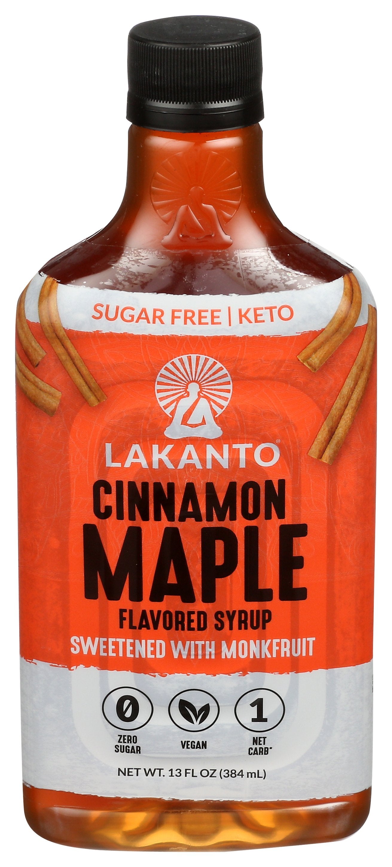 LAKANTO SYRUP CINNAMON MAPLE - Case of 8