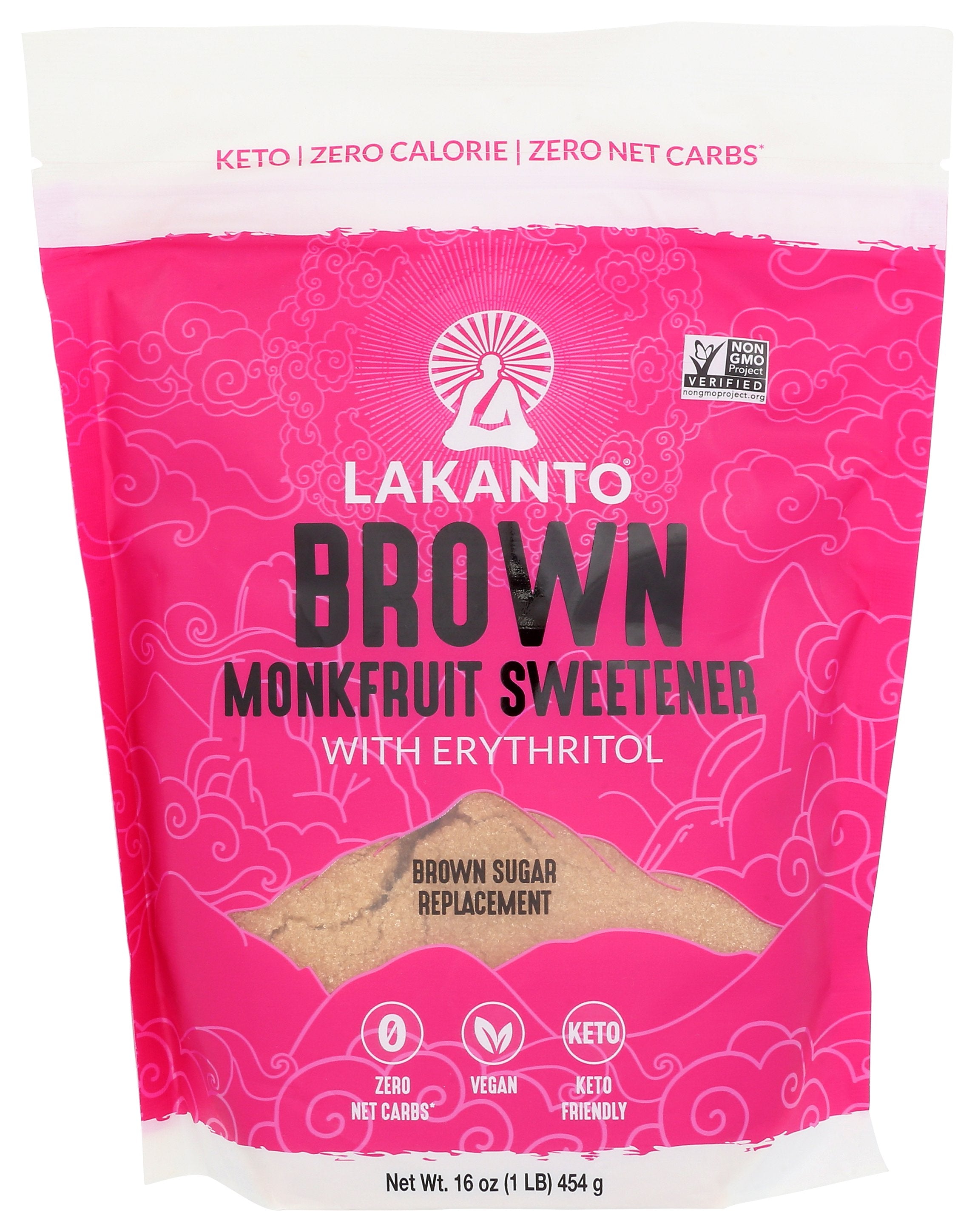 LAKANTO SWEETENER BROWN MONKFRUIT - Case of 8