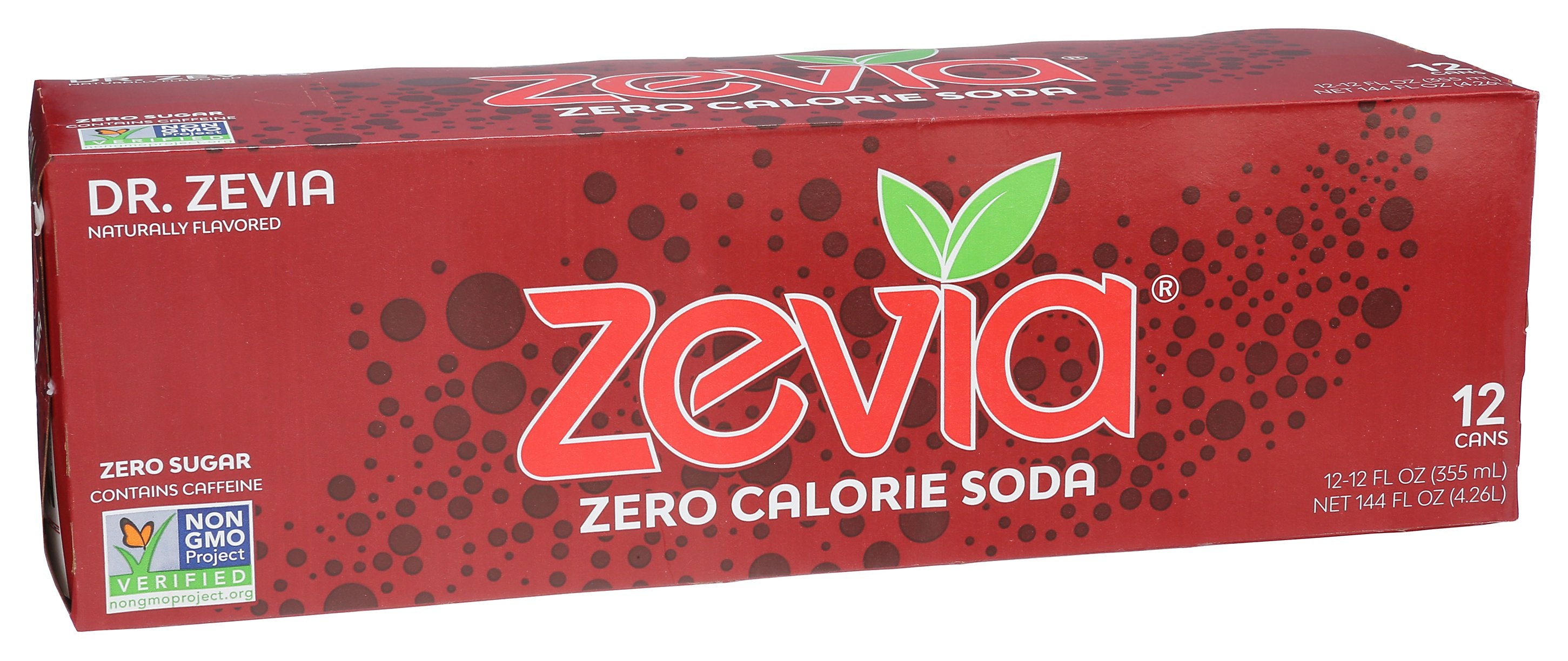 ZEVIA SODA ZERO DR ZEVIA 12PK - Case of 2