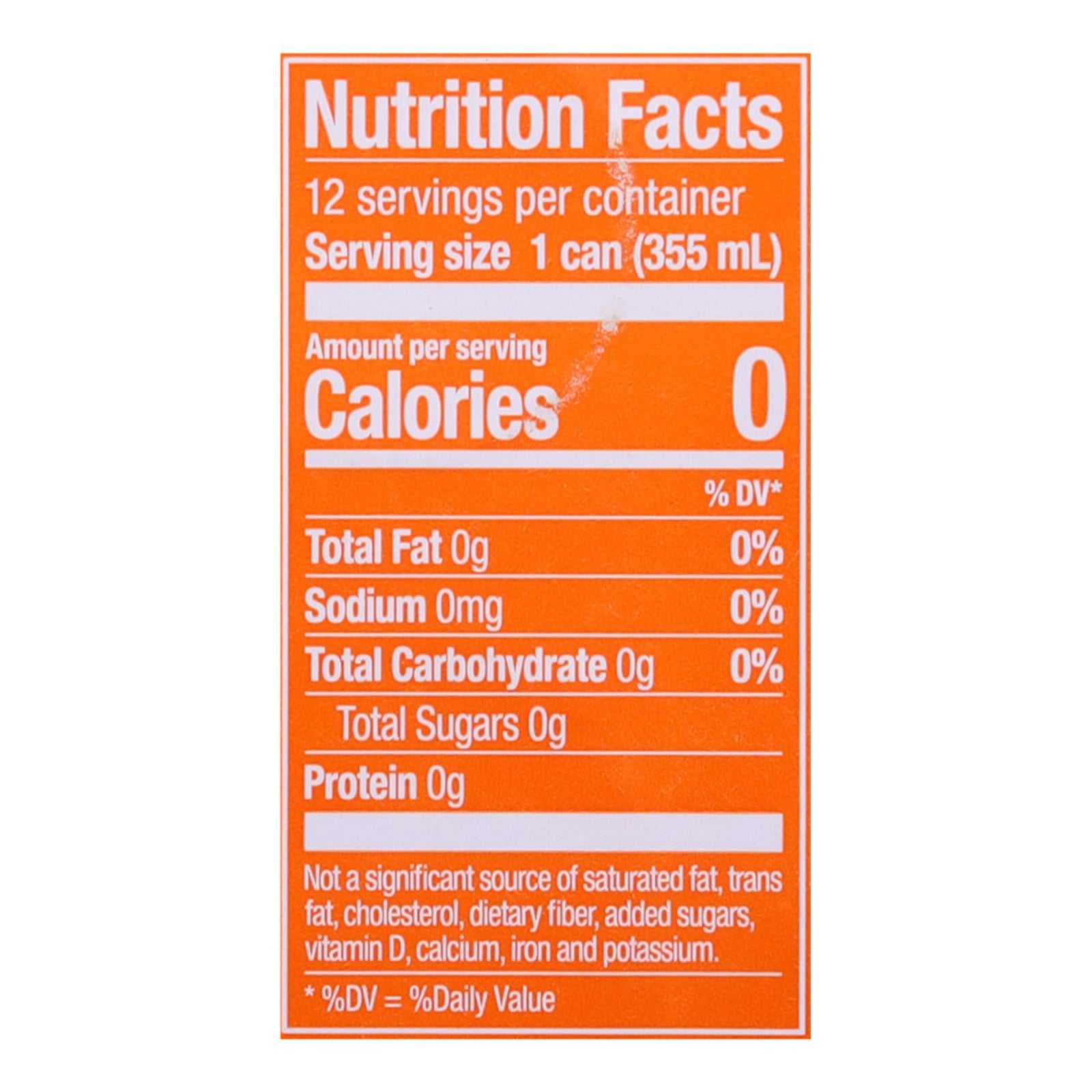 Zevia - Soda Orange - CS of 2-12/12 FZ