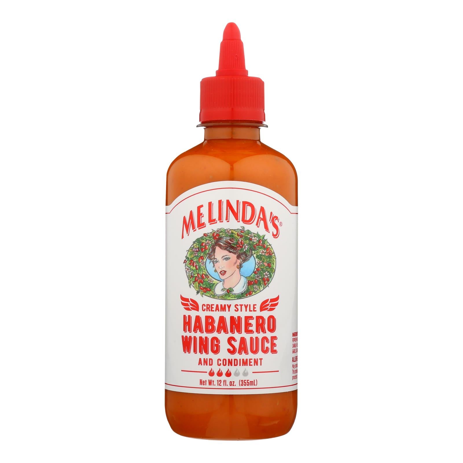 Melinda's - Wing Sauce Creamy Habanero - Case of 6 - 12 OZ
