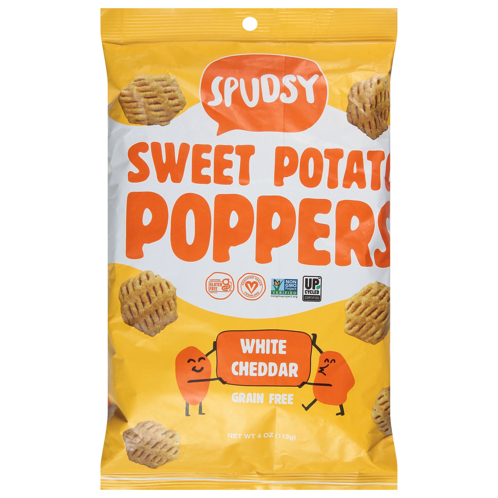 Spudsy - Popper Swt Pot White Ched - CS of 9-4 OZ
