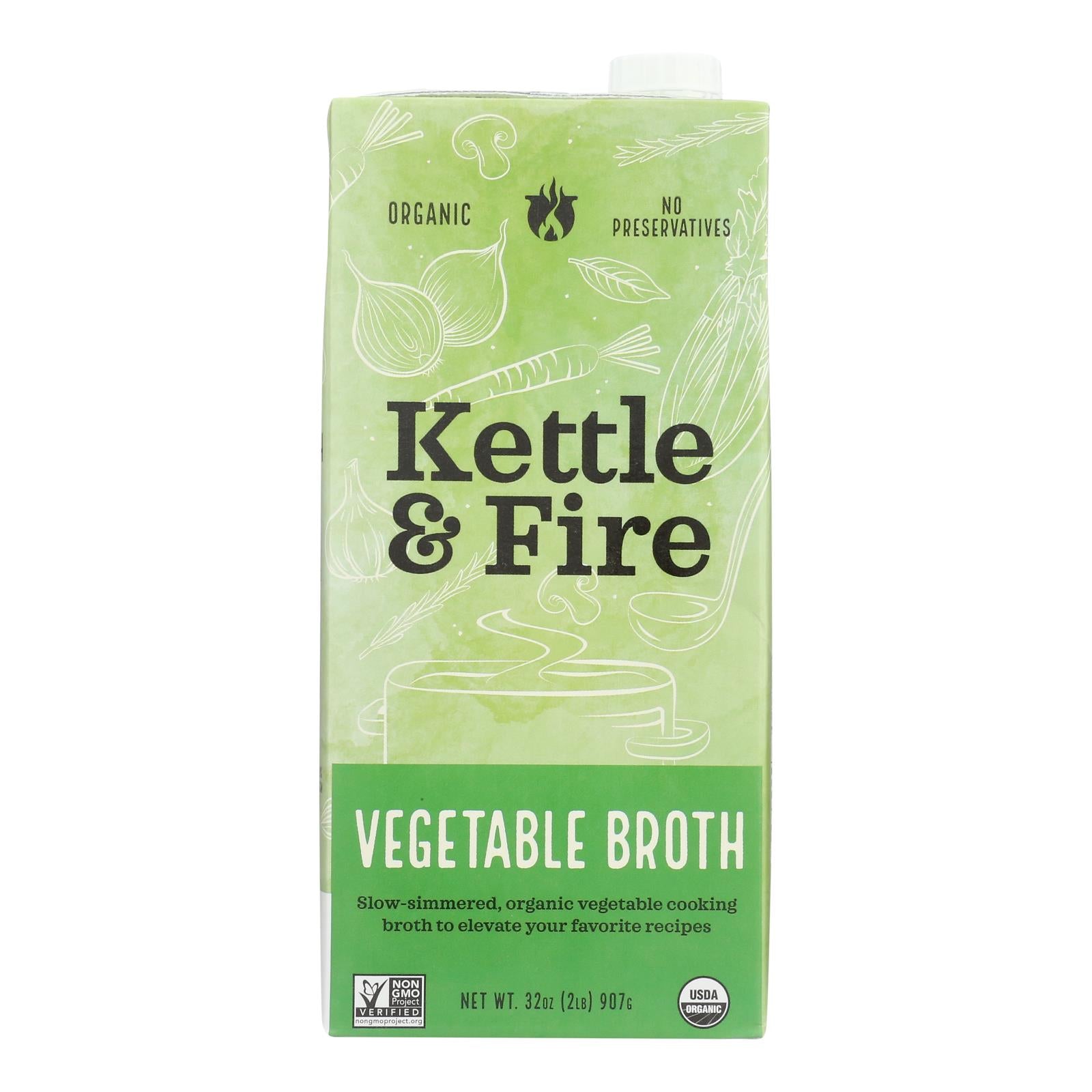 Kettle And Fire - Broth Og2 Vegetable - CS of 8-32 OZ