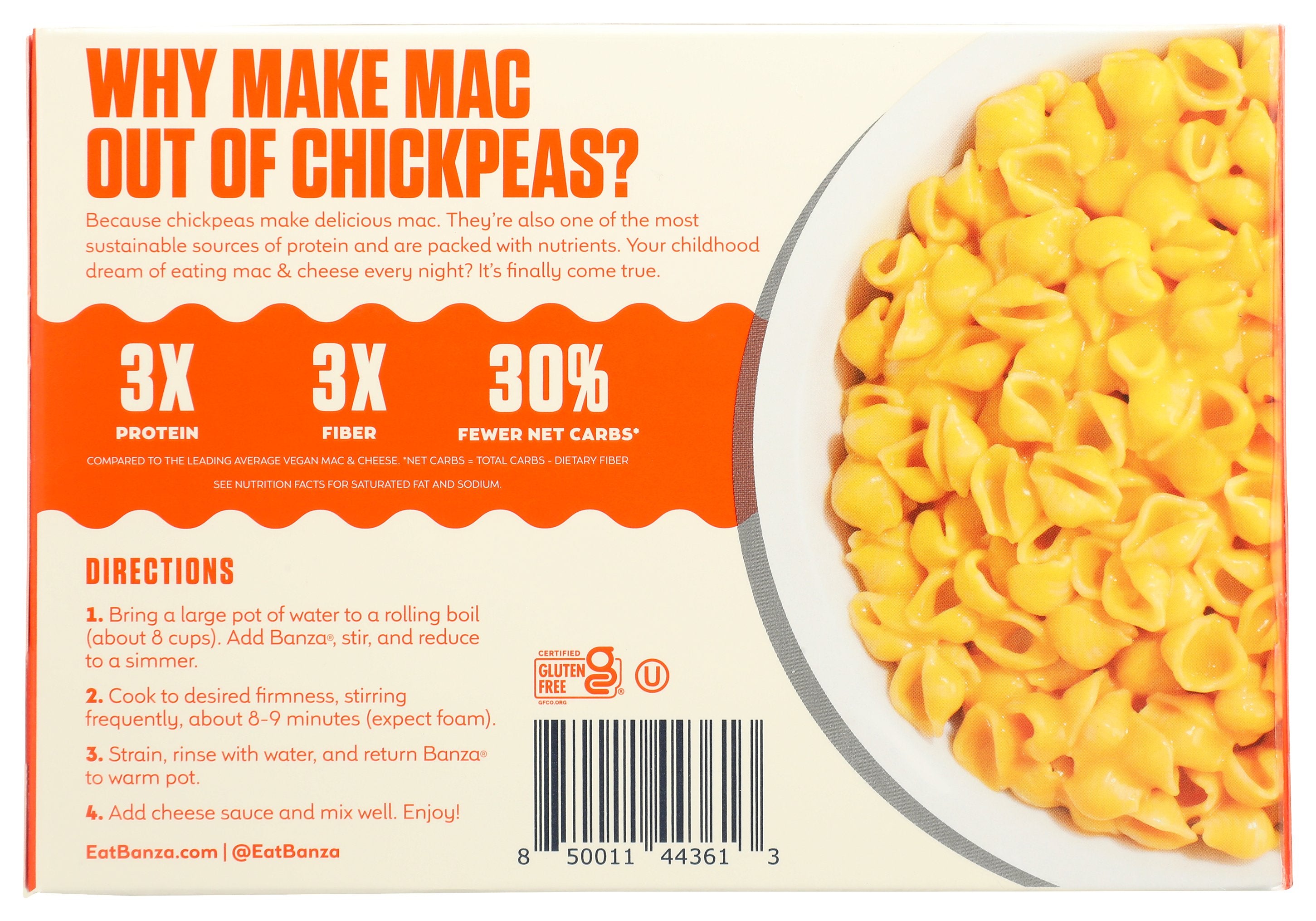 BANZA SHELLS CHKPEA VG DLX CHD - Case of 6