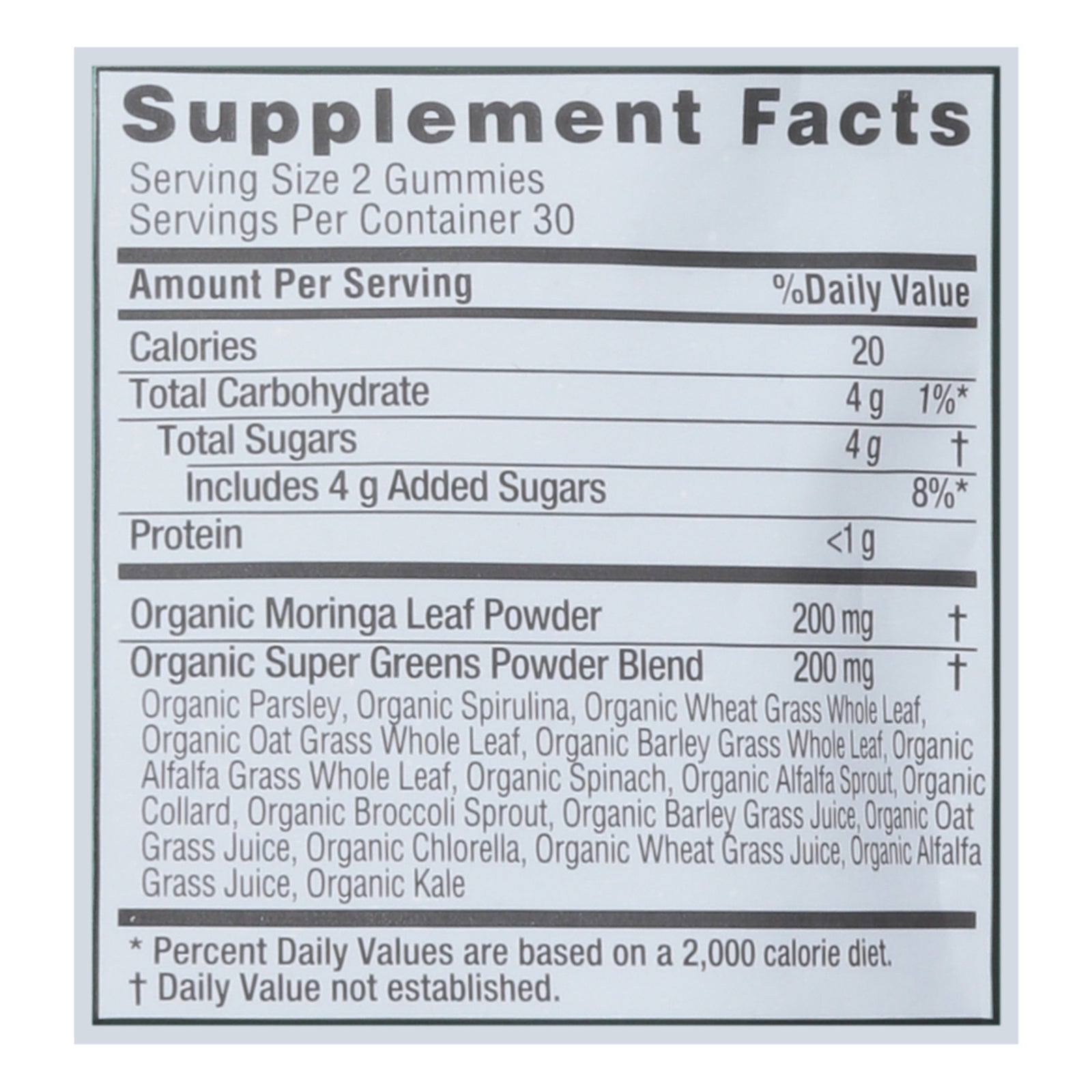 Kuli Kuli - Spr Gmmy Moringa Spr Green - 1 Each-60 CT