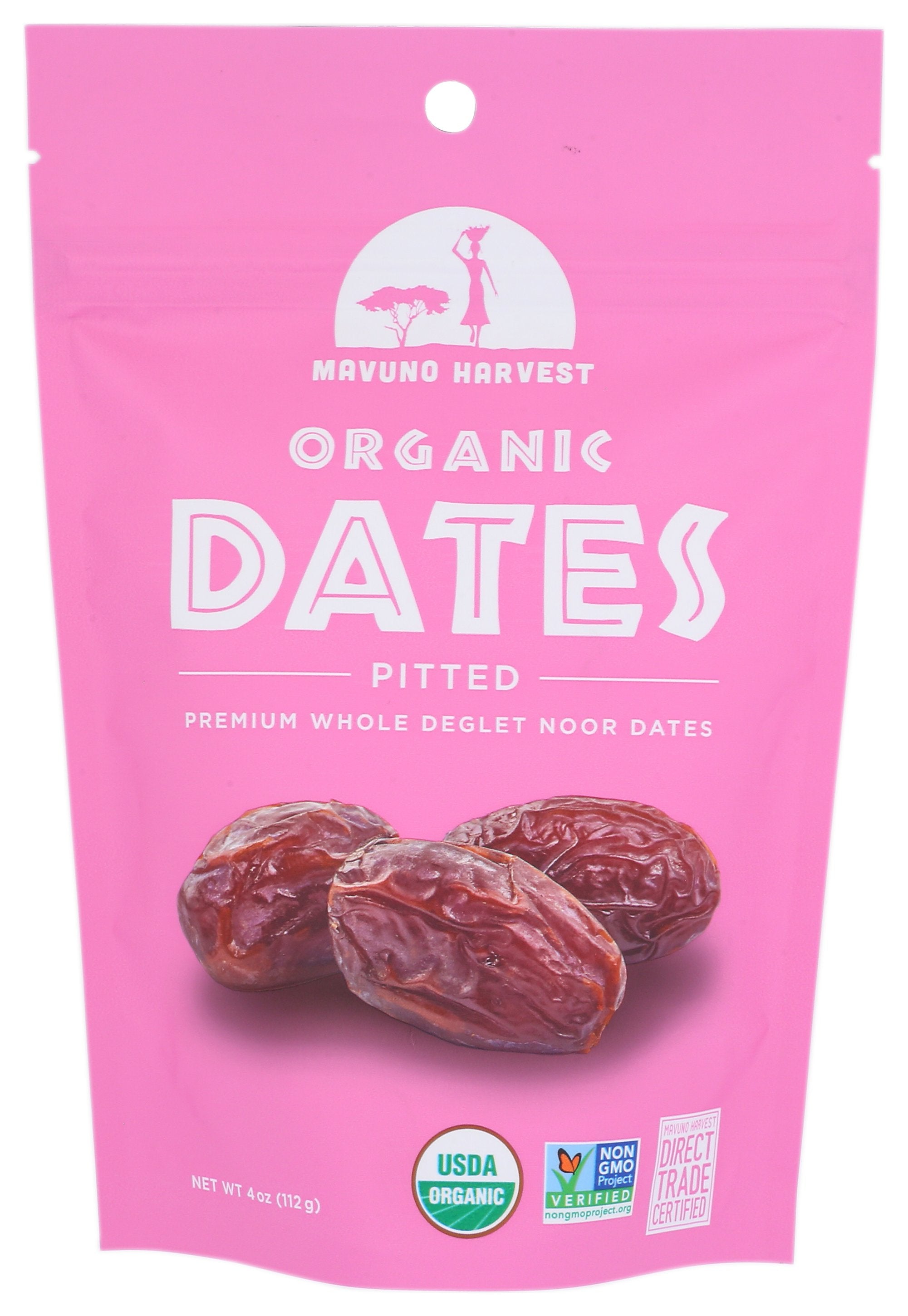 MAVUNO HARVEST FRUIT DATES PITTED - Case of 6