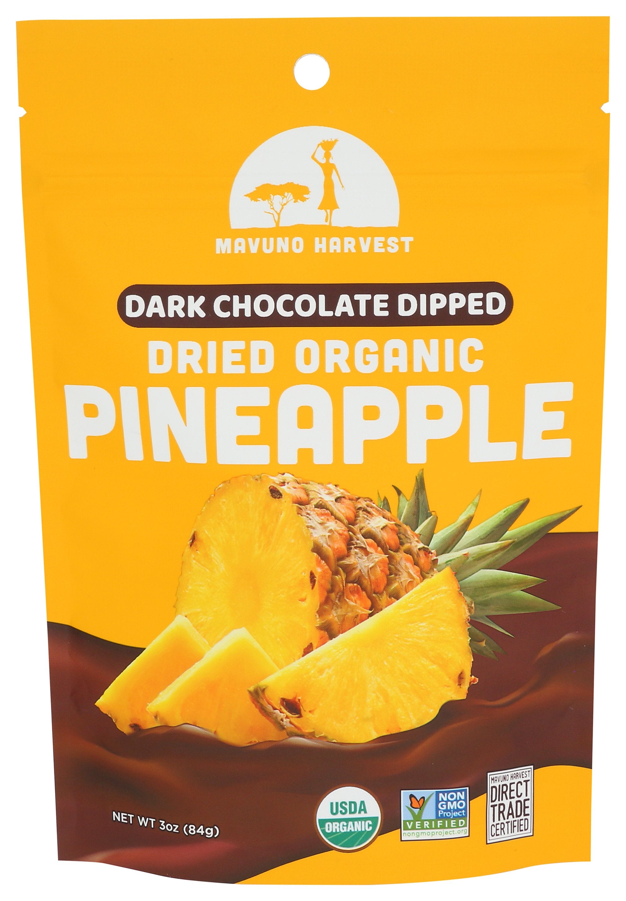 MAVUNO HARVEST FRUIT DRIED PINAPL CHOC - Case of 6