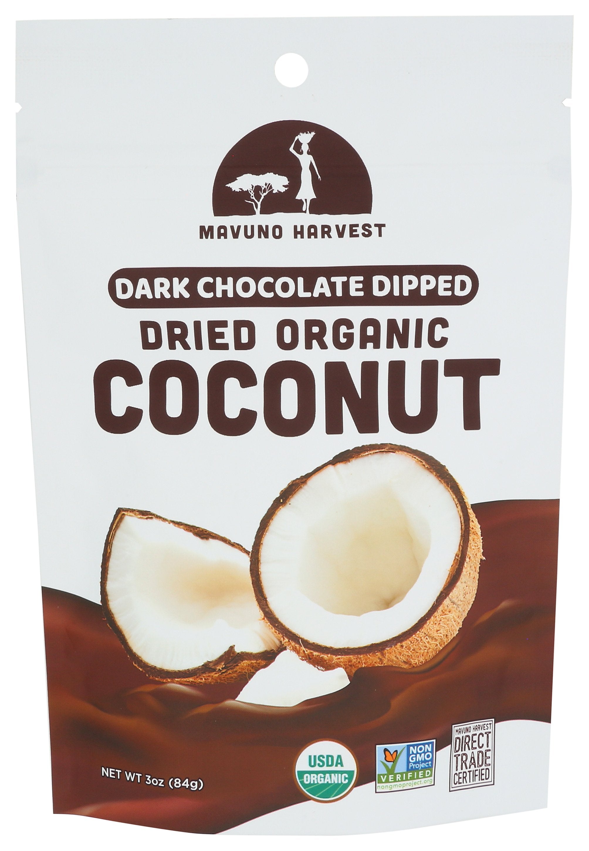 MAVUNO HARVEST FRUIT DRIED COCNT & CHOC - Case of 6