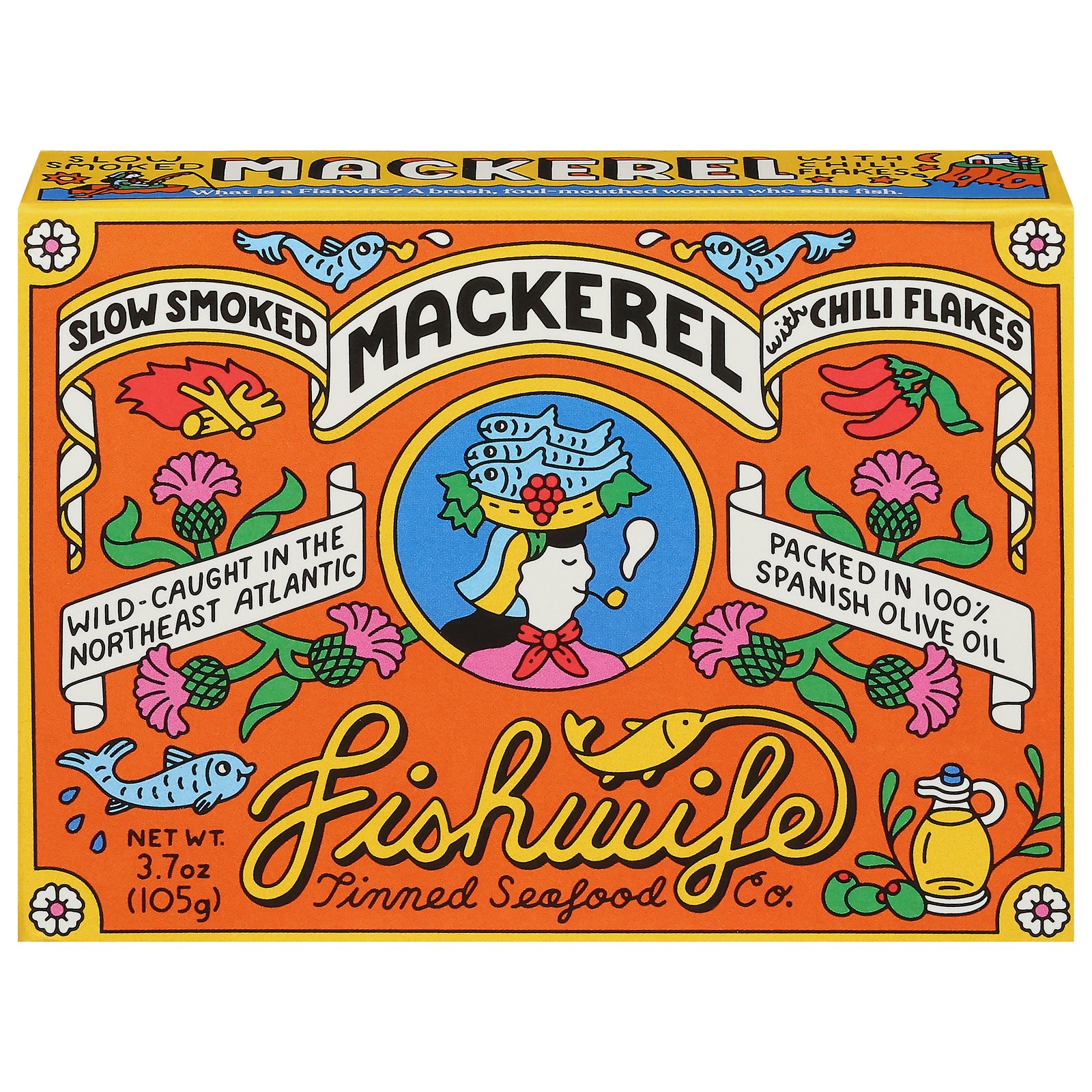 Fishwife - Mackerel Chili Flakes - CS of 12-3.7 OZ