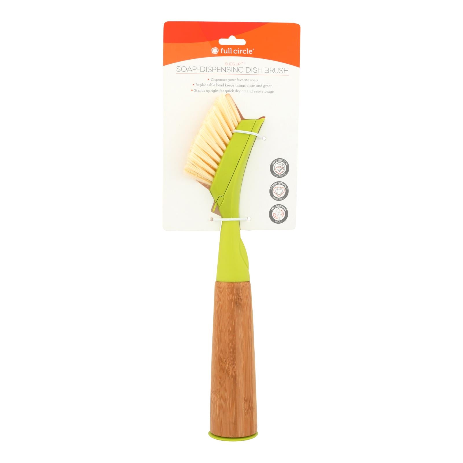 Full Circle Home - Suds Up Dish Brush
- Green - Case of 12 - CT