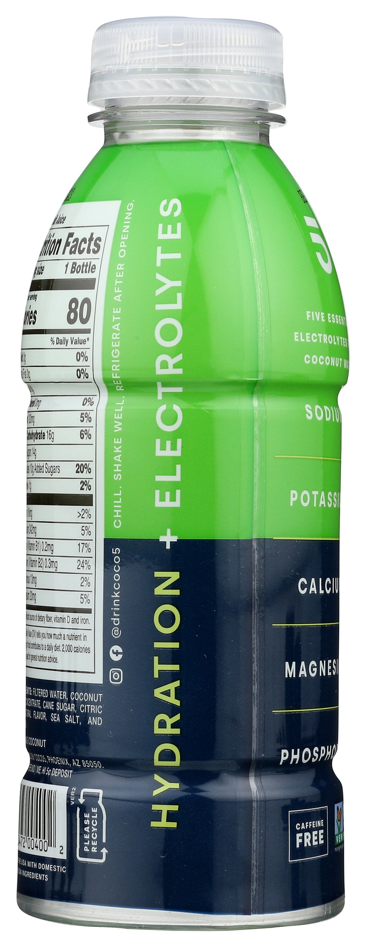 COCO5 WATER COCO5 LIMON - Case of 12