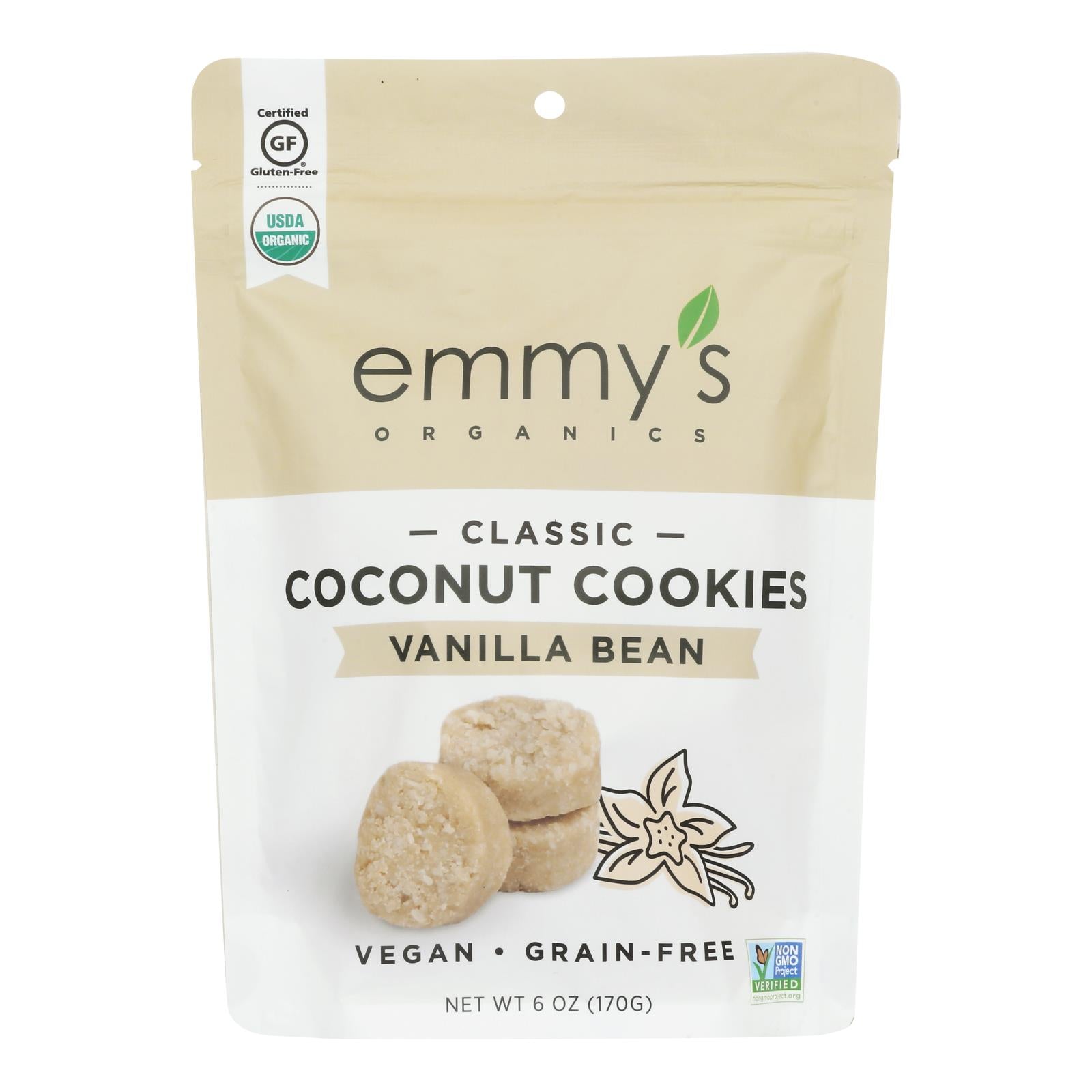 Emmy's Organics Organic Coconut - Case Of 8 - 6 Oz.