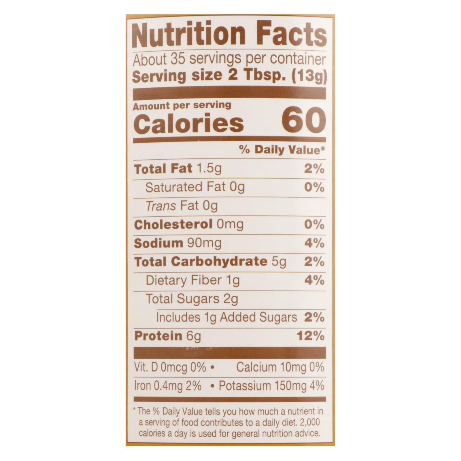 Pb2 Powdered Peanut Butter - Case Of 6 - 16 Oz