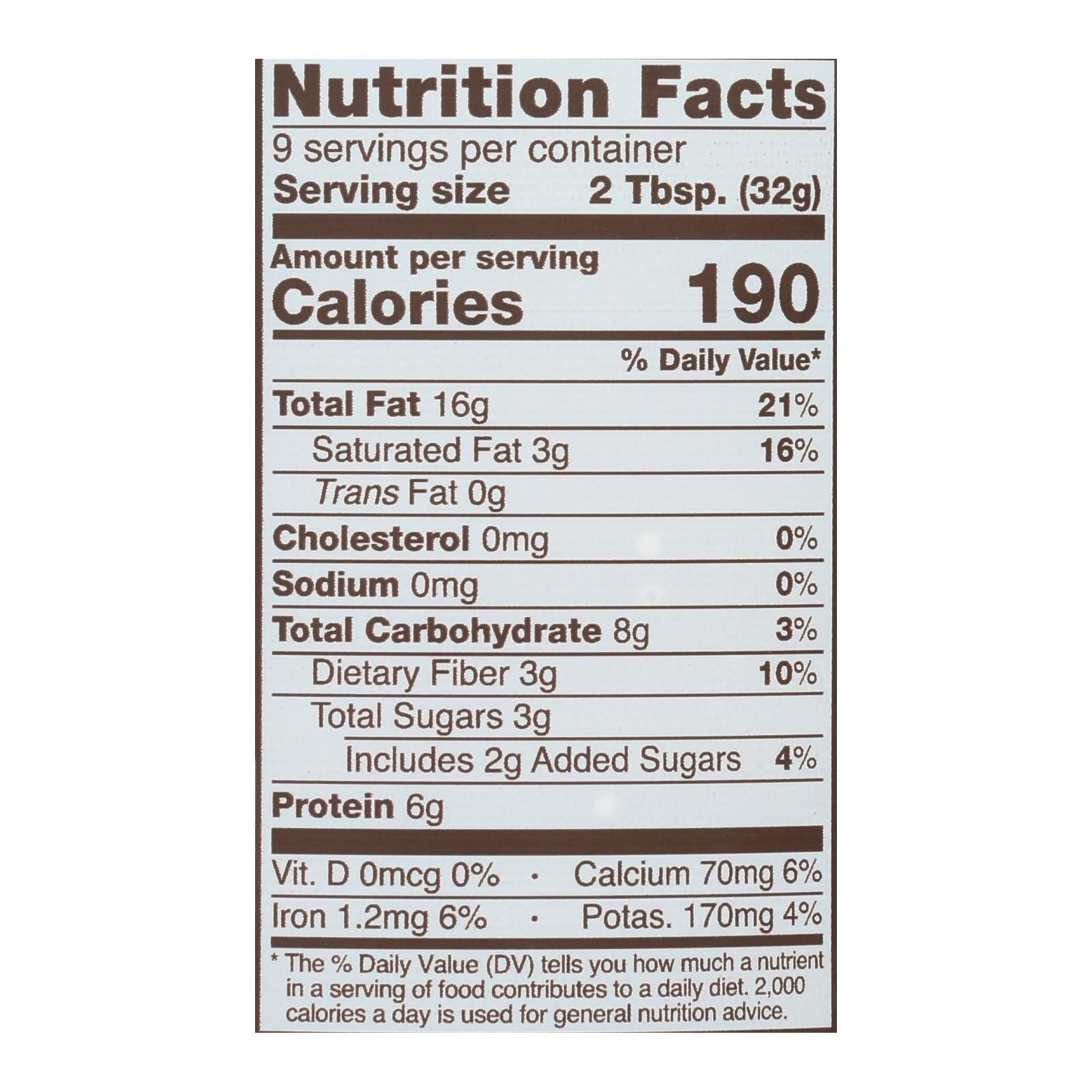 Barney Butter Chocolate Almond Butter Blend - Case of 6 - 10 OZ