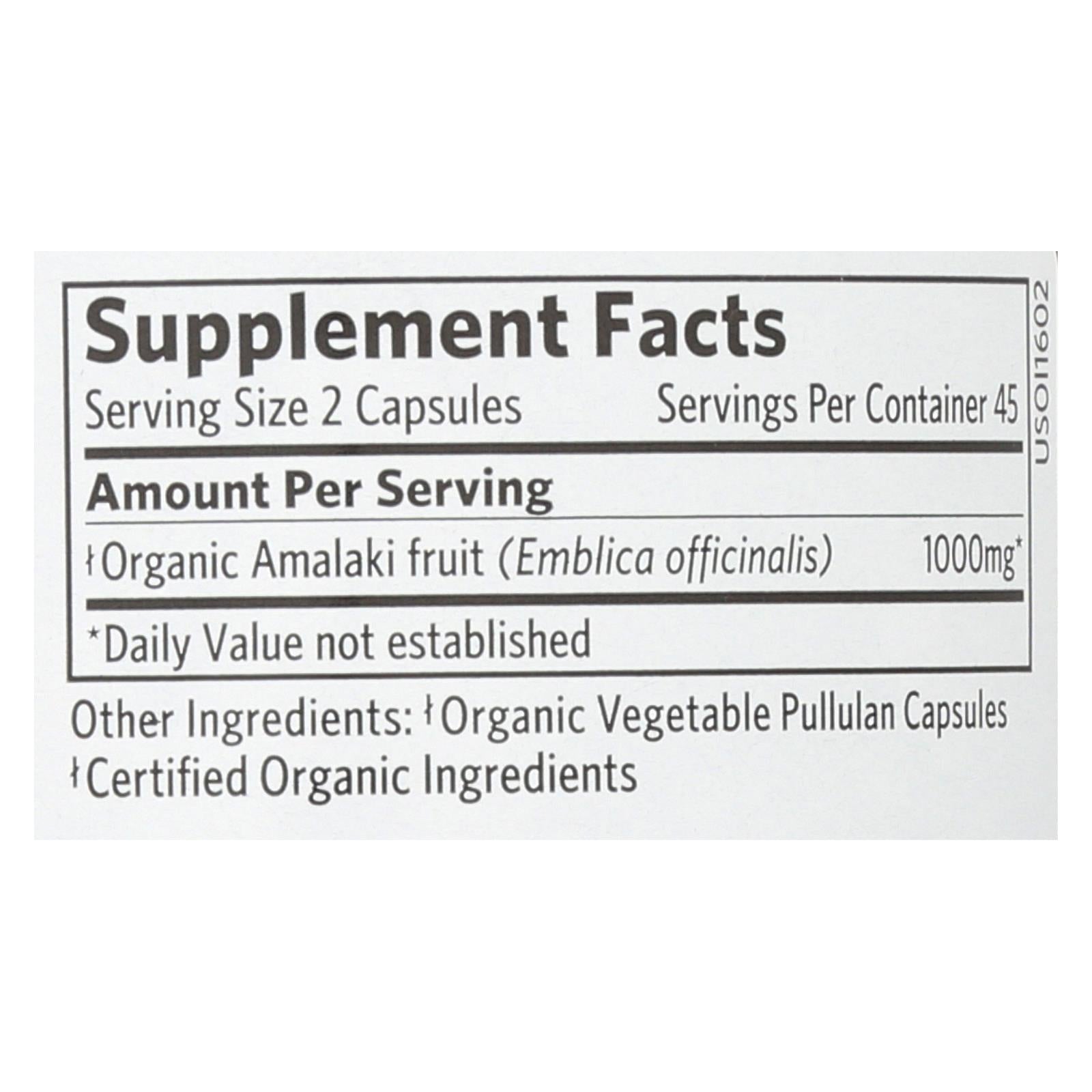 Organic India, Amalaki - 1 Each - 90 Vcap