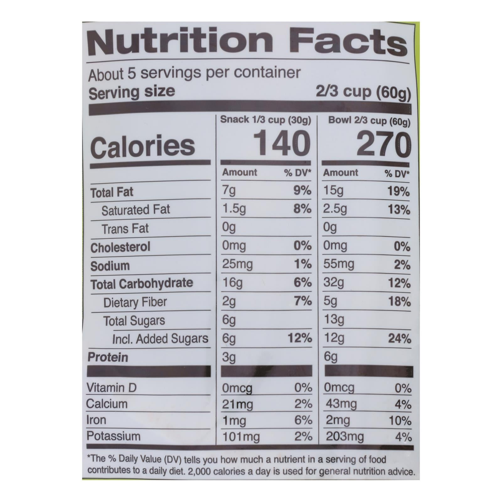 Jessica's Natural Foods Gluten Free Pecan Almond Granola - Case of 12 - 11 OZ