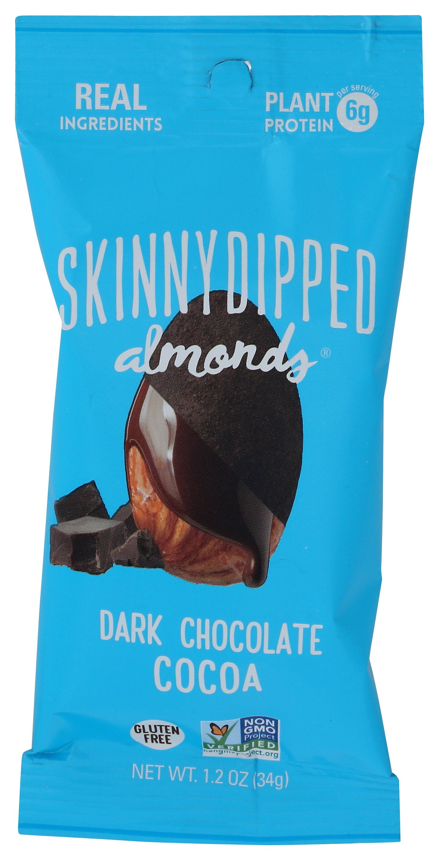 SKINNYDIPPED ALMONDS CHOC CVRD COCOA - Case of 10