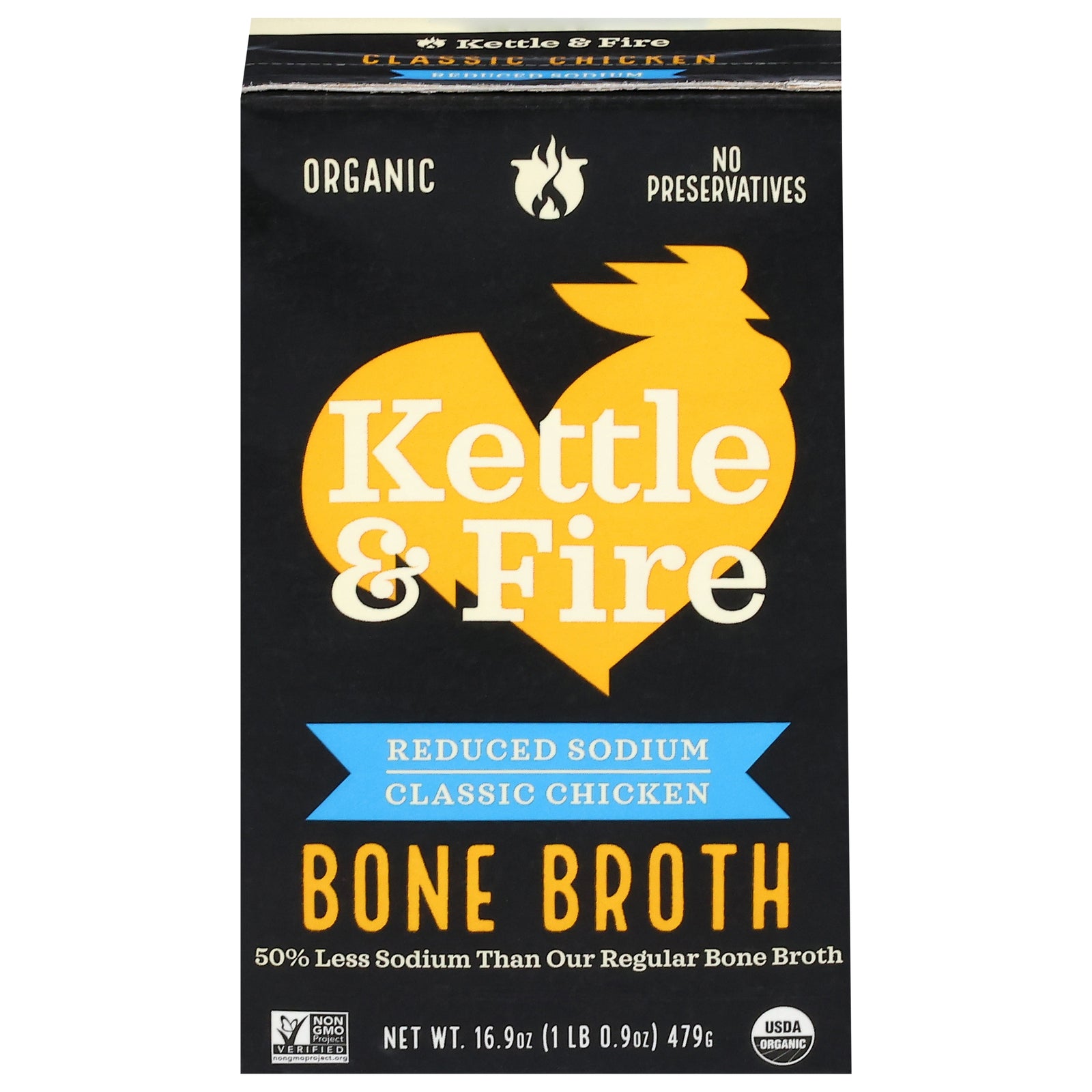 Kettle And Fire - Bone Broth Og2 Ls Chick - CS of 6-16.9 OZ