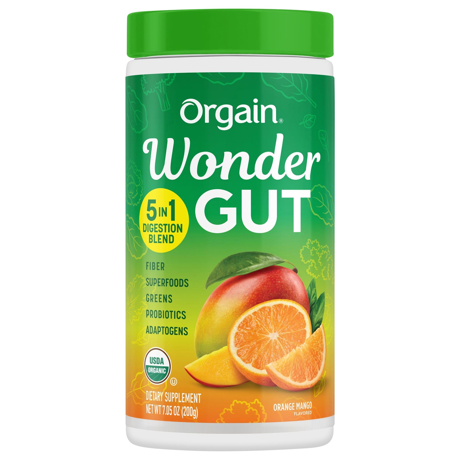 Orgain - Wonder Gut Og2 Orng Mngo - EA of 1-7.05 OZ