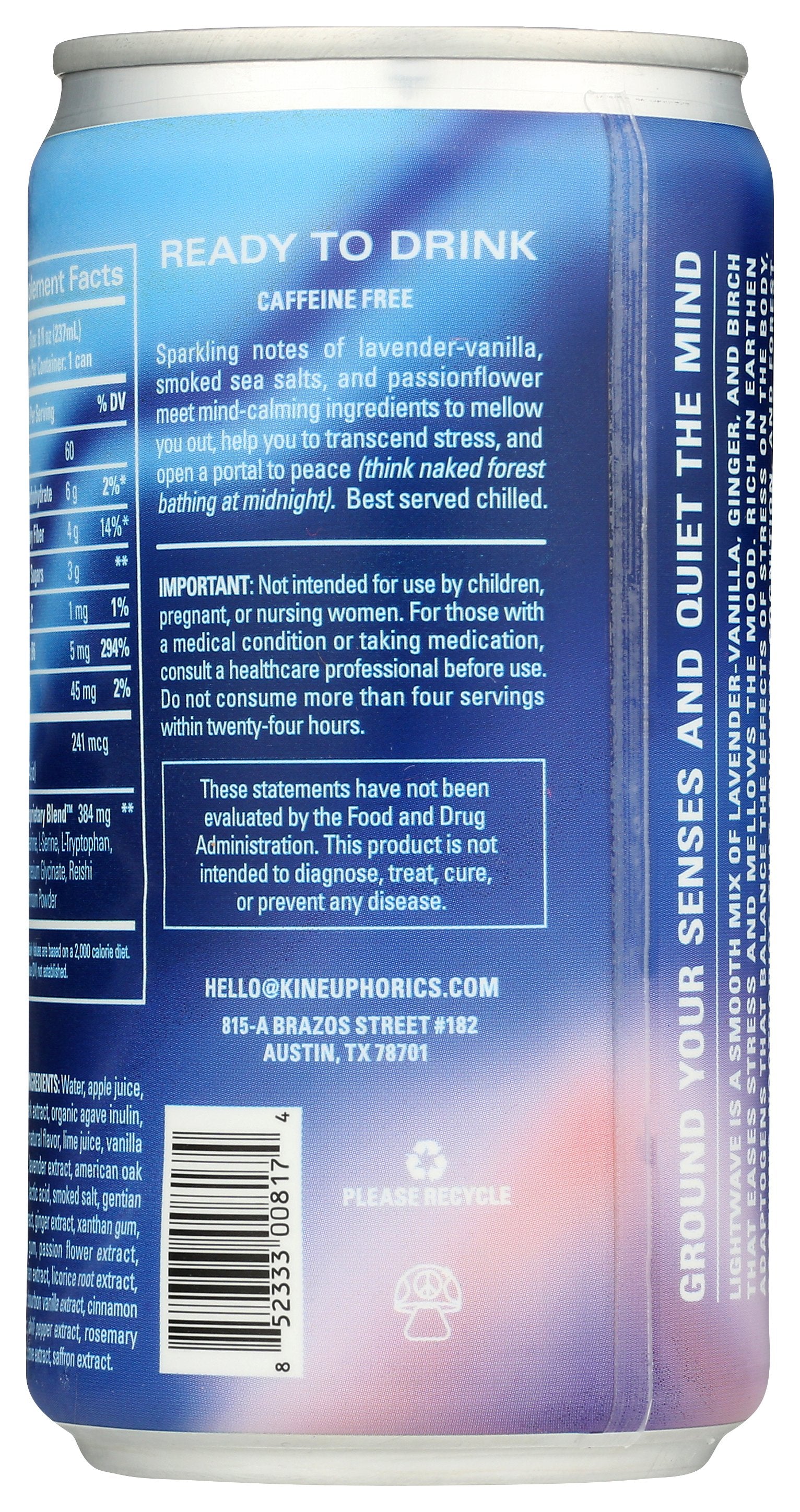 KIN EUPHORICS RTD LIGHTWAVE CALM MOOD - Case of 24