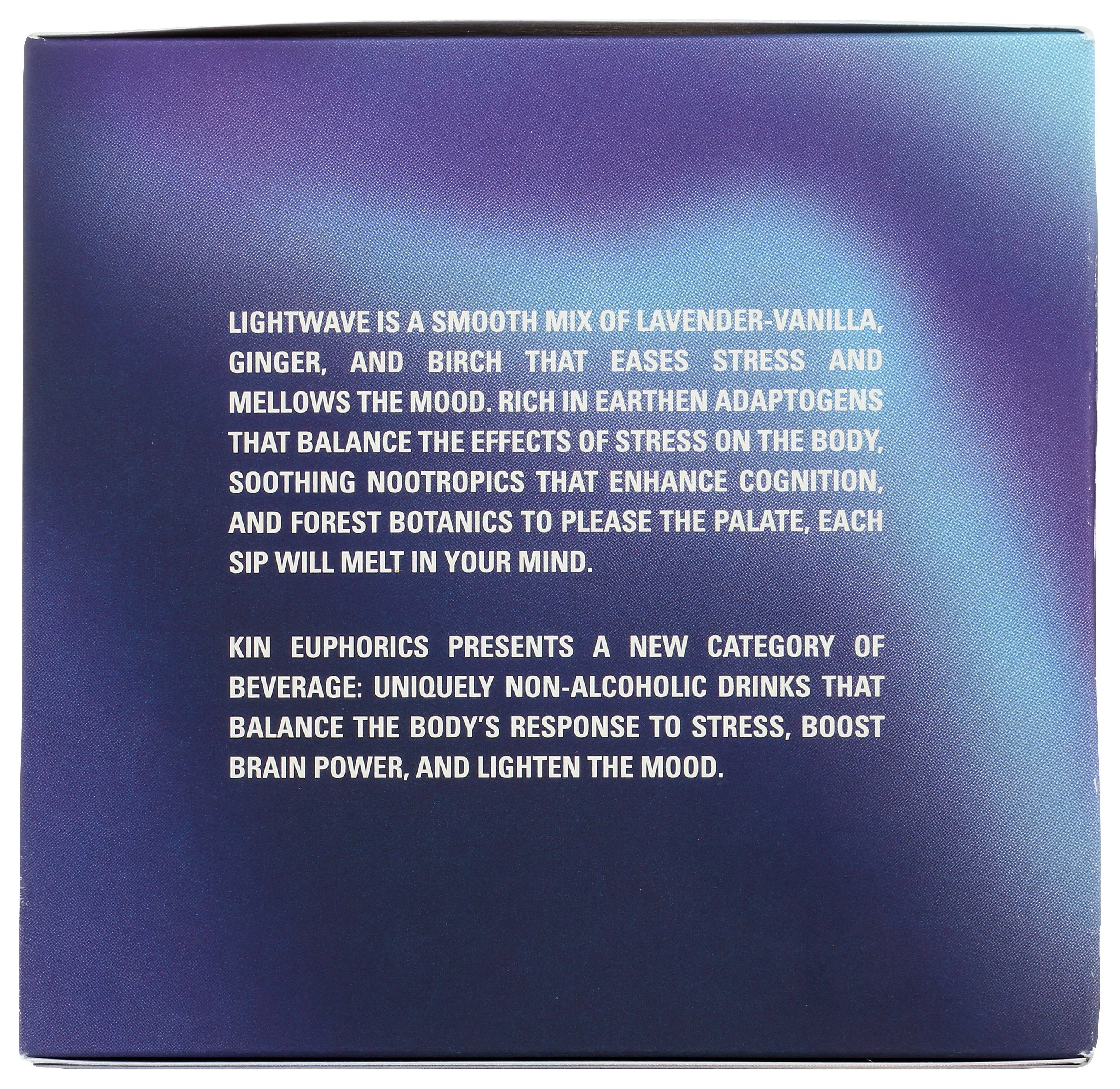 KIN EUPHORICS RTD LTWAVE CALM MOOD 4PK - Case of 6