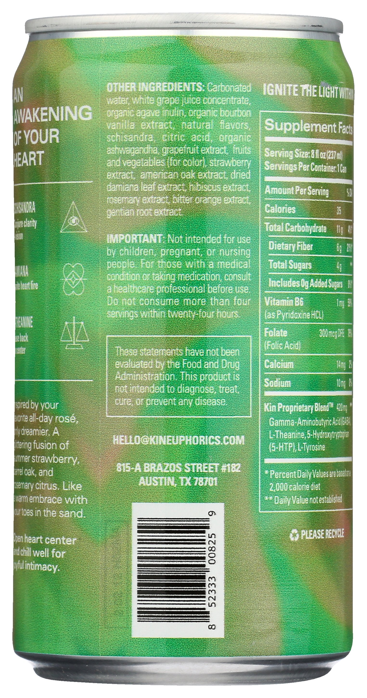 KIN EUPHORICS RTD BLOOM JOY MOOD - Case of 24