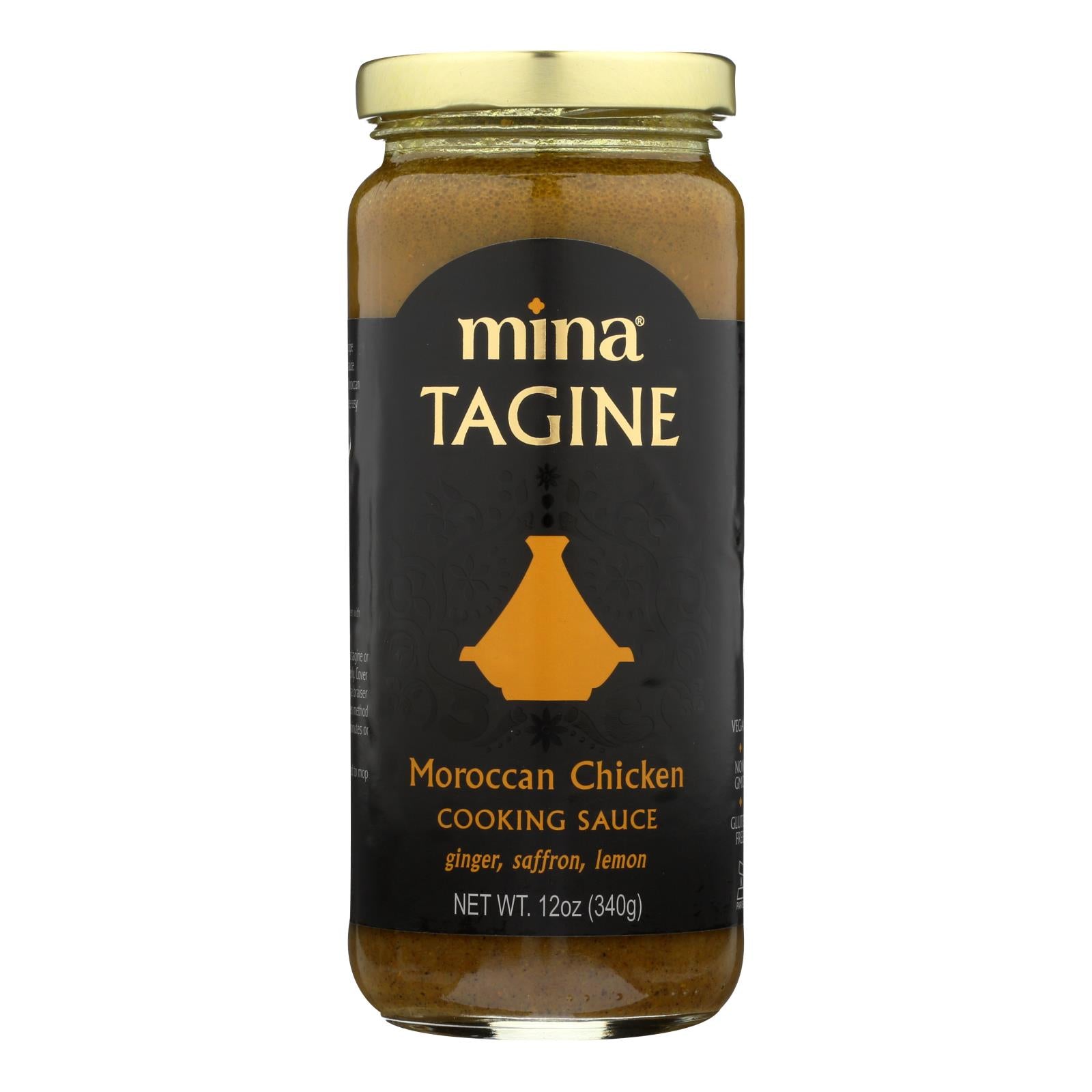 Mina's Moroccan Tagine Chicken Cooking Sauce - Case Of 6 - 12 Oz