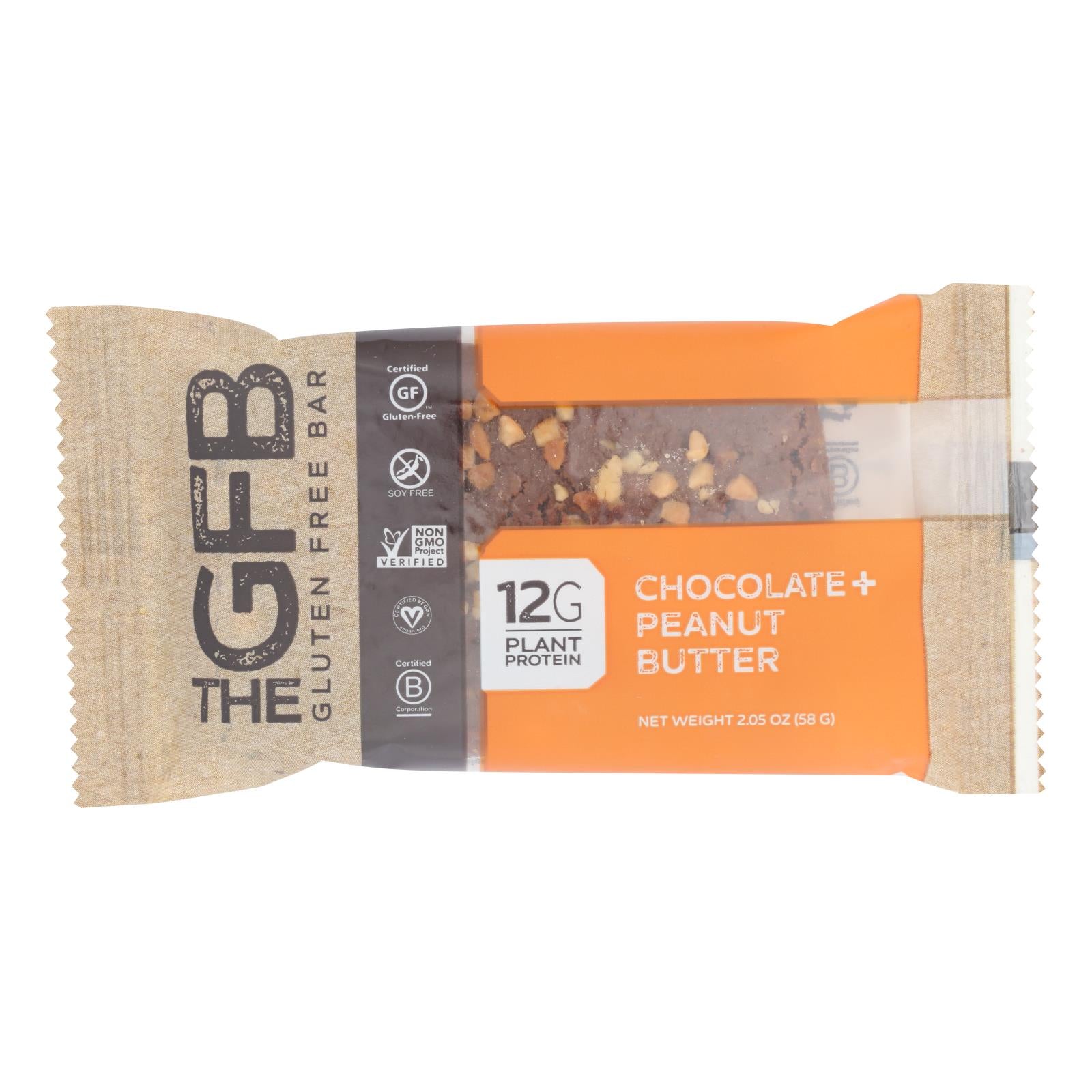 The Gluten Freeb Bar - Chocolate Peanut Butter - Gluten Free - Case of 12 - 2.05 oz