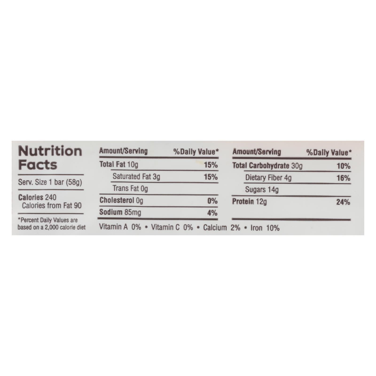 The Gluten Freeb Bar - Chocolate Peanut Butter - Gluten Free - Case of 12 - 2.05 oz