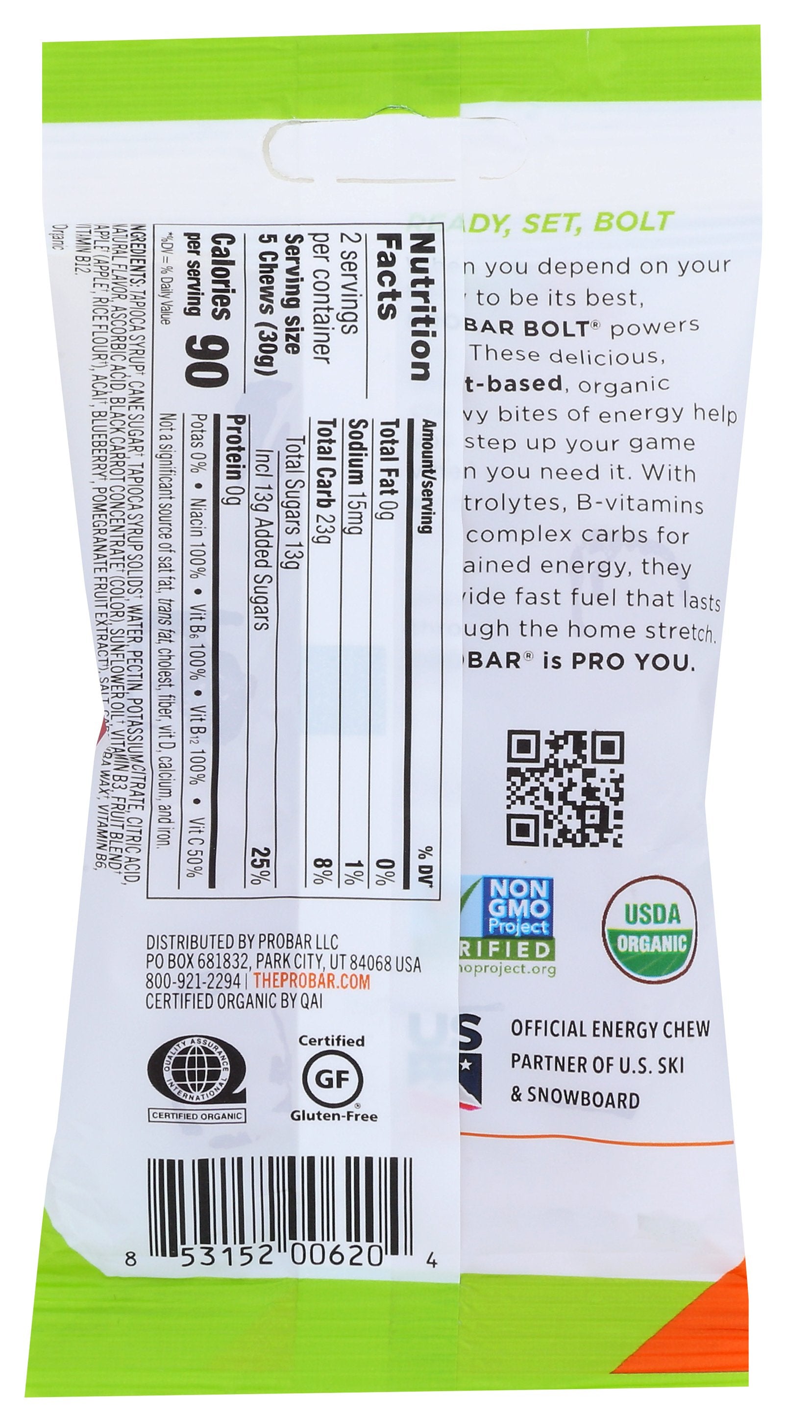 PROBAR ENERGY CHEW PNK LMND ORG - Case of 12