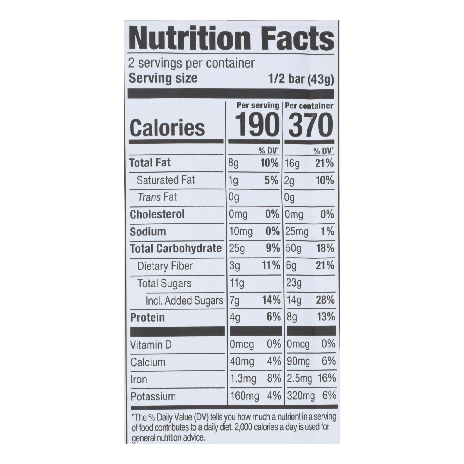 Probar Organic Whole Berry Blast Bar - Case Of 12 - 3 Oz