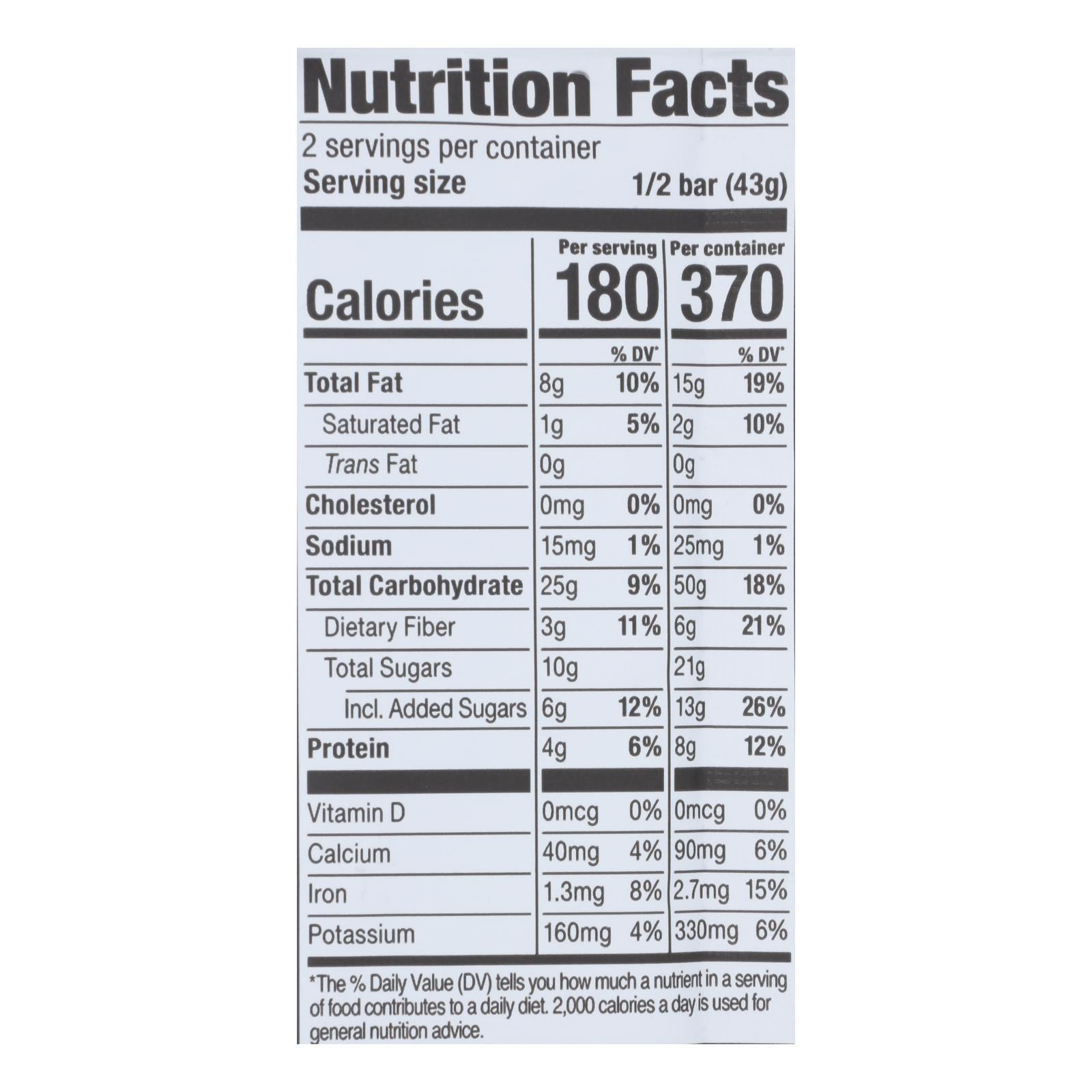 Probar Organic Superfruit Slam Bar - Case Of 12 - 3 Oz