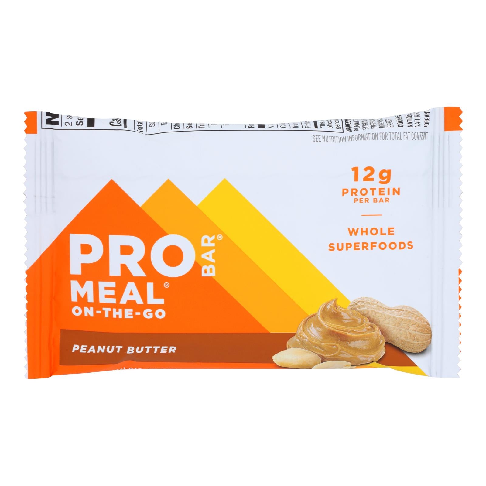 Probar Organic Peanut Butter Bar - Case Of 12 - 3 Oz