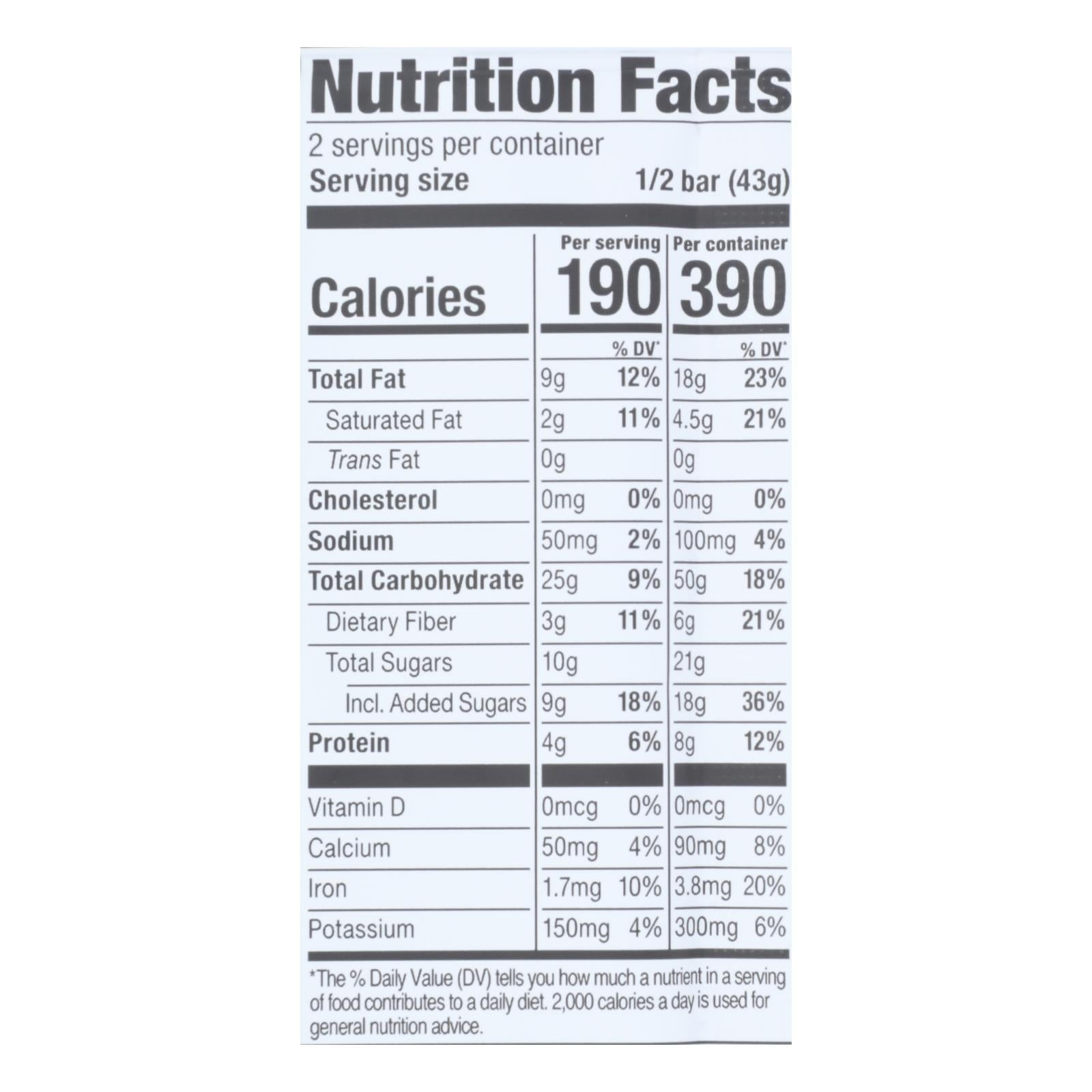 Probar Organic Chocolate Coconut Bar - Case of 12 - 3 oz