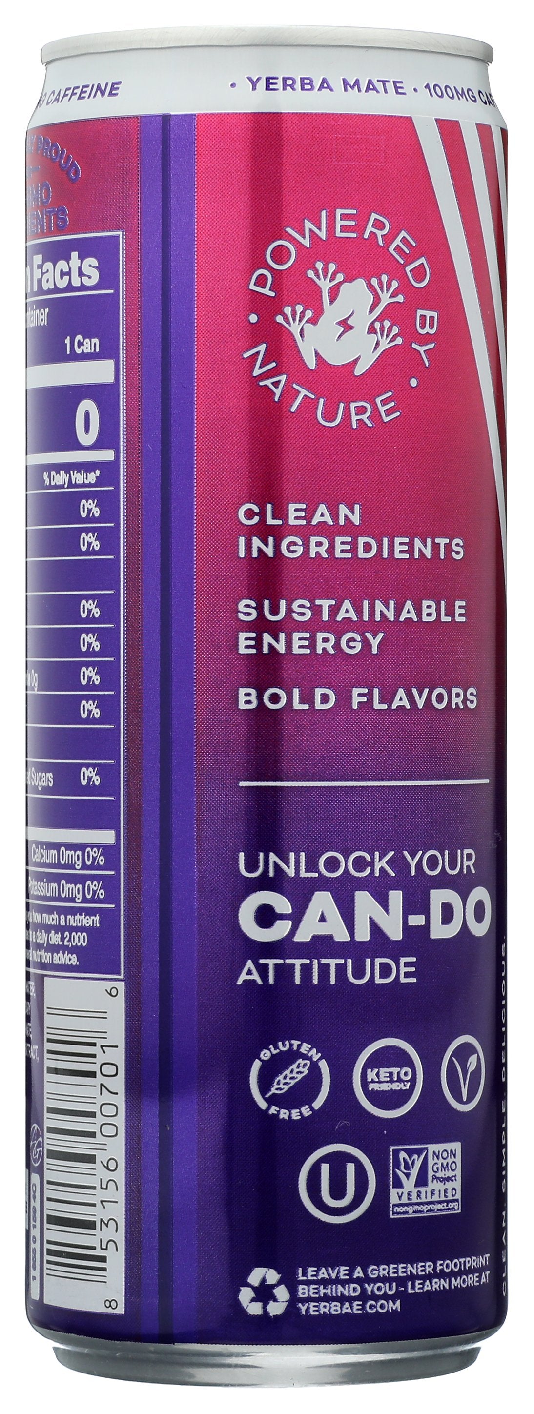 YERBAE WATER ENHNCD SPRK PMGRNT BRRY - Case of 12