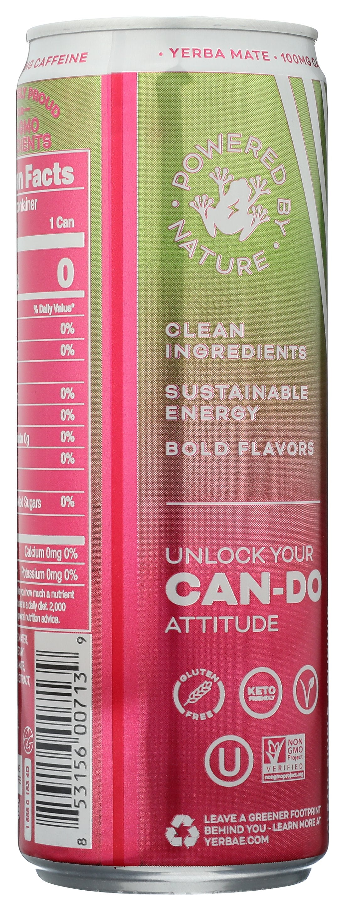 YERBAE WATER ENHNCD SPRK STRWBRY KIWI - Case of 12