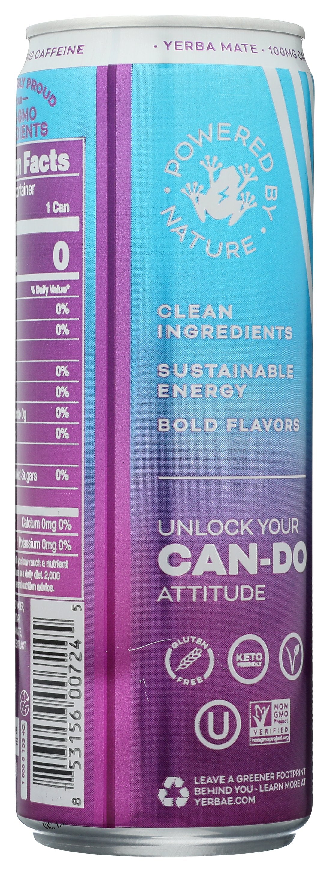 YERBAE WATER ENHNCD ACAI BLUBRRY - Case of 12