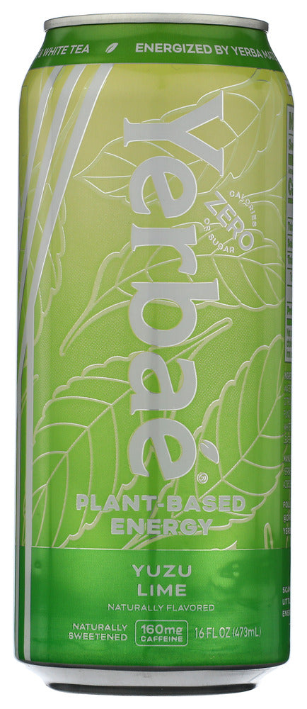 Yerbae Water Enhanced Sparkling Yuzu Lime - Case of 12 - 16 fl oz