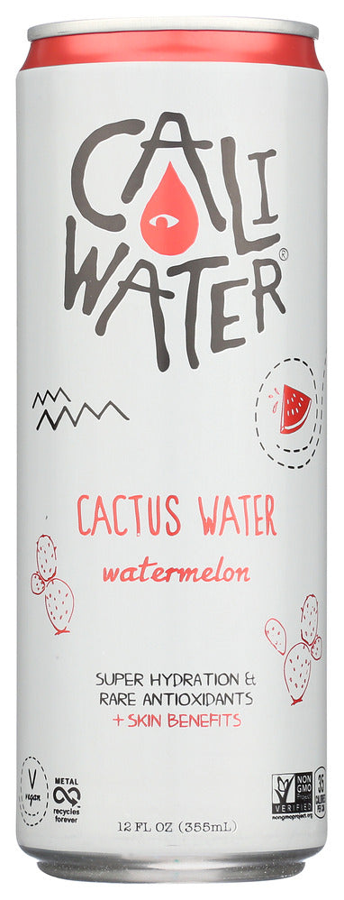 Caliwater Cactus Water Watermelon - Case of 12 - 12 fl oz