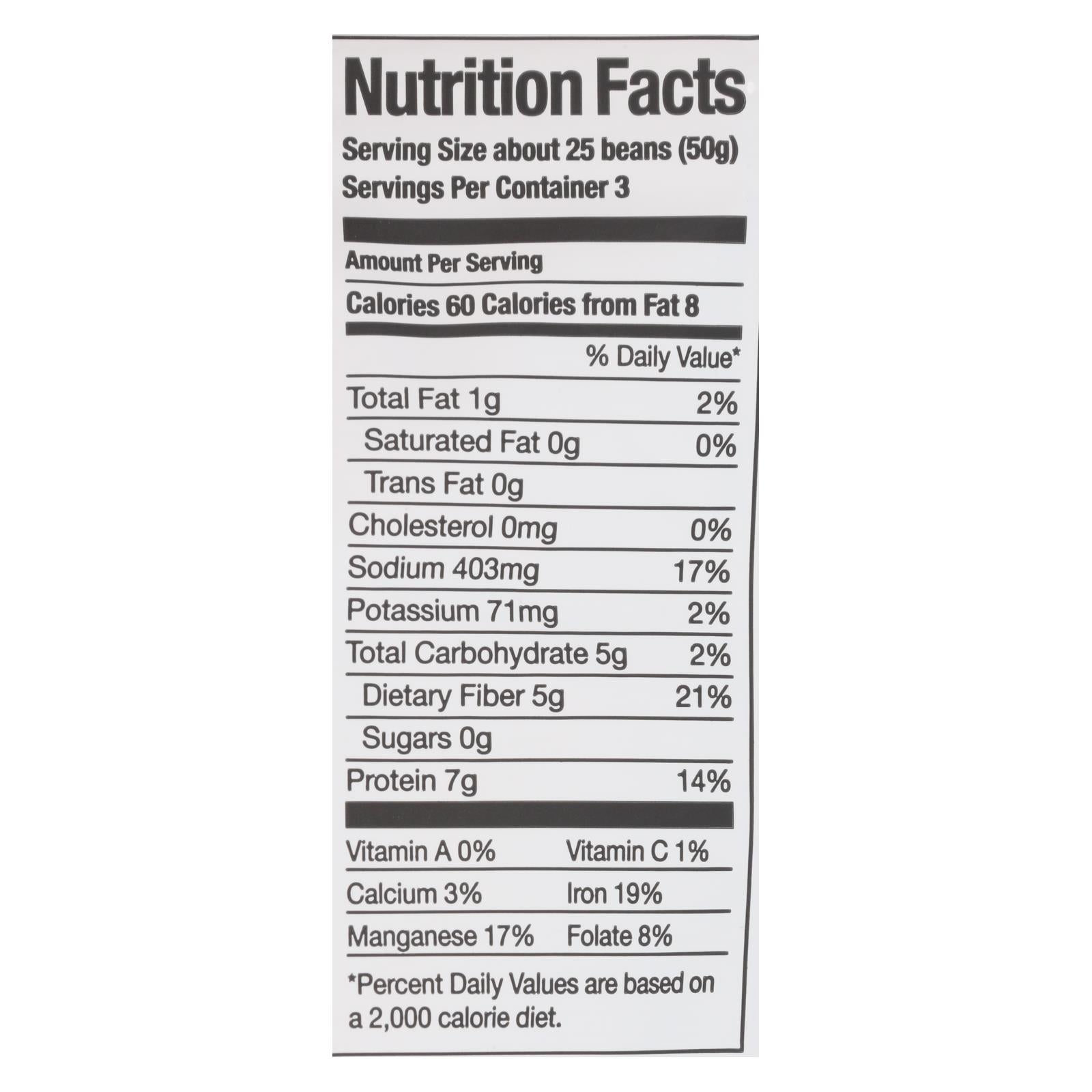 Brami Lupini Snack - Garlic And Herb - Case Of 8 - 5.3 Oz.