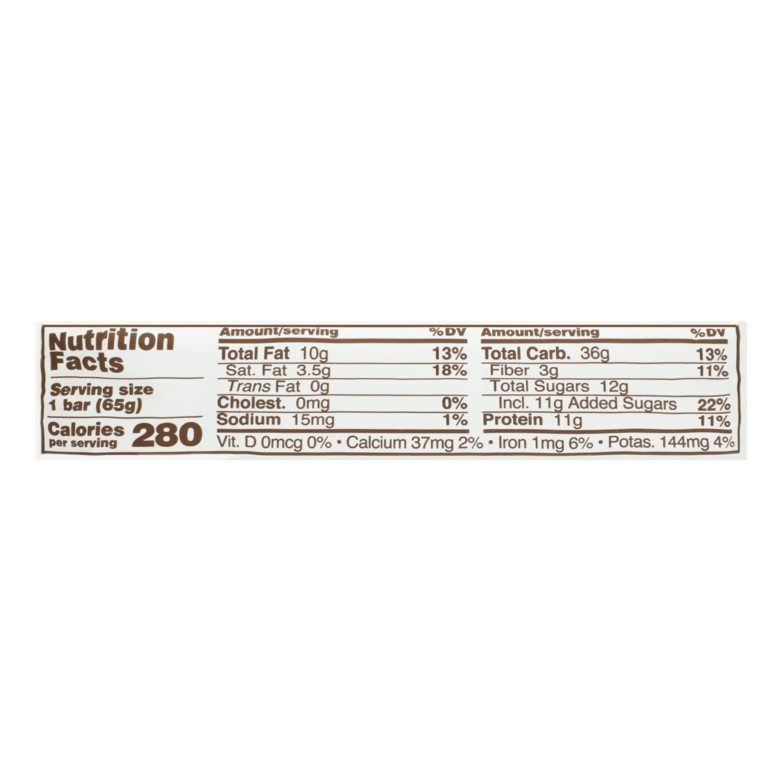 Gomacro Organic Macrobar - Coconut Almond Butter and Chocolate Chips - Case of 12 - 2.3 oz.