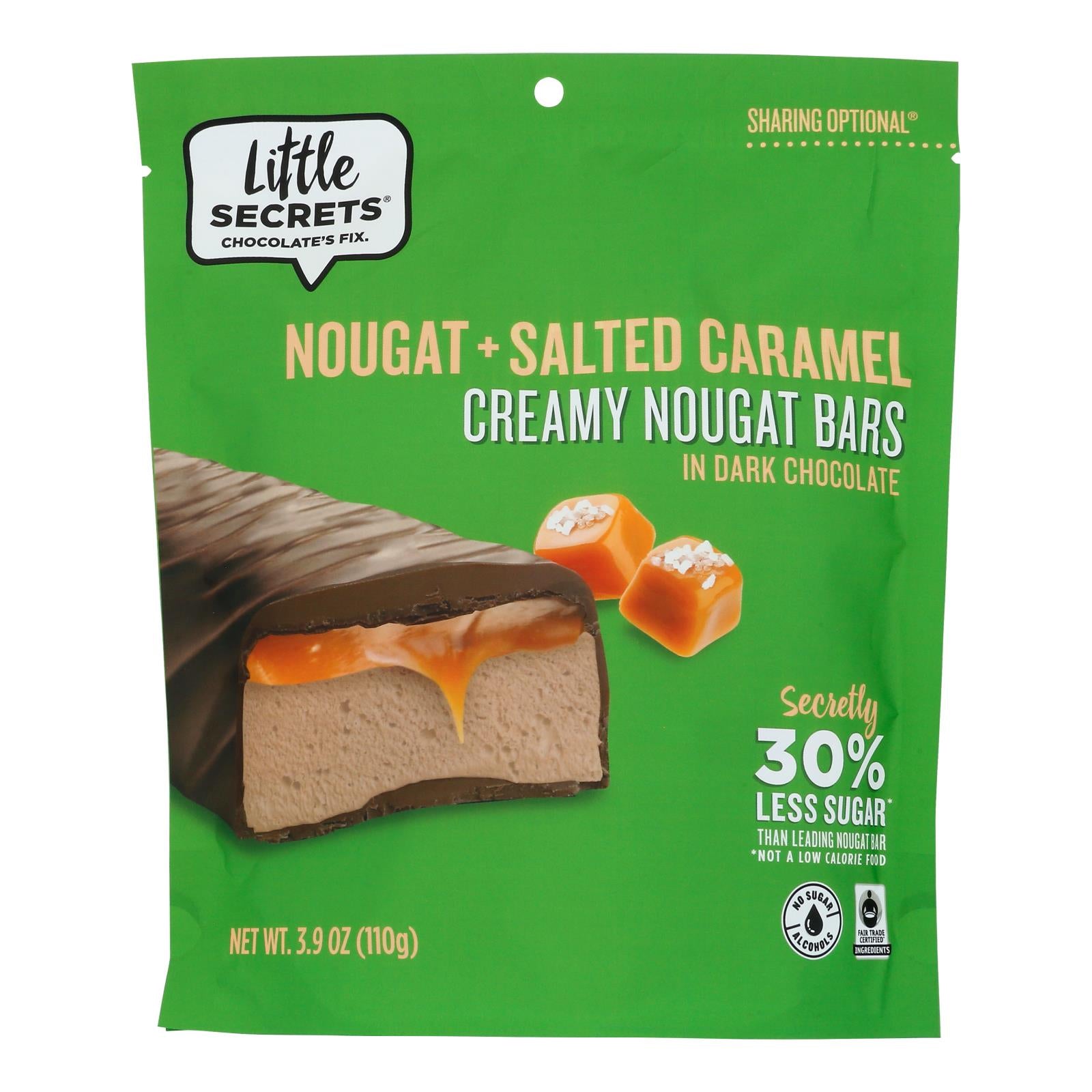 Little Secrets - Nougat Bar Salted Caramel - Case of 6-3.9 OZ